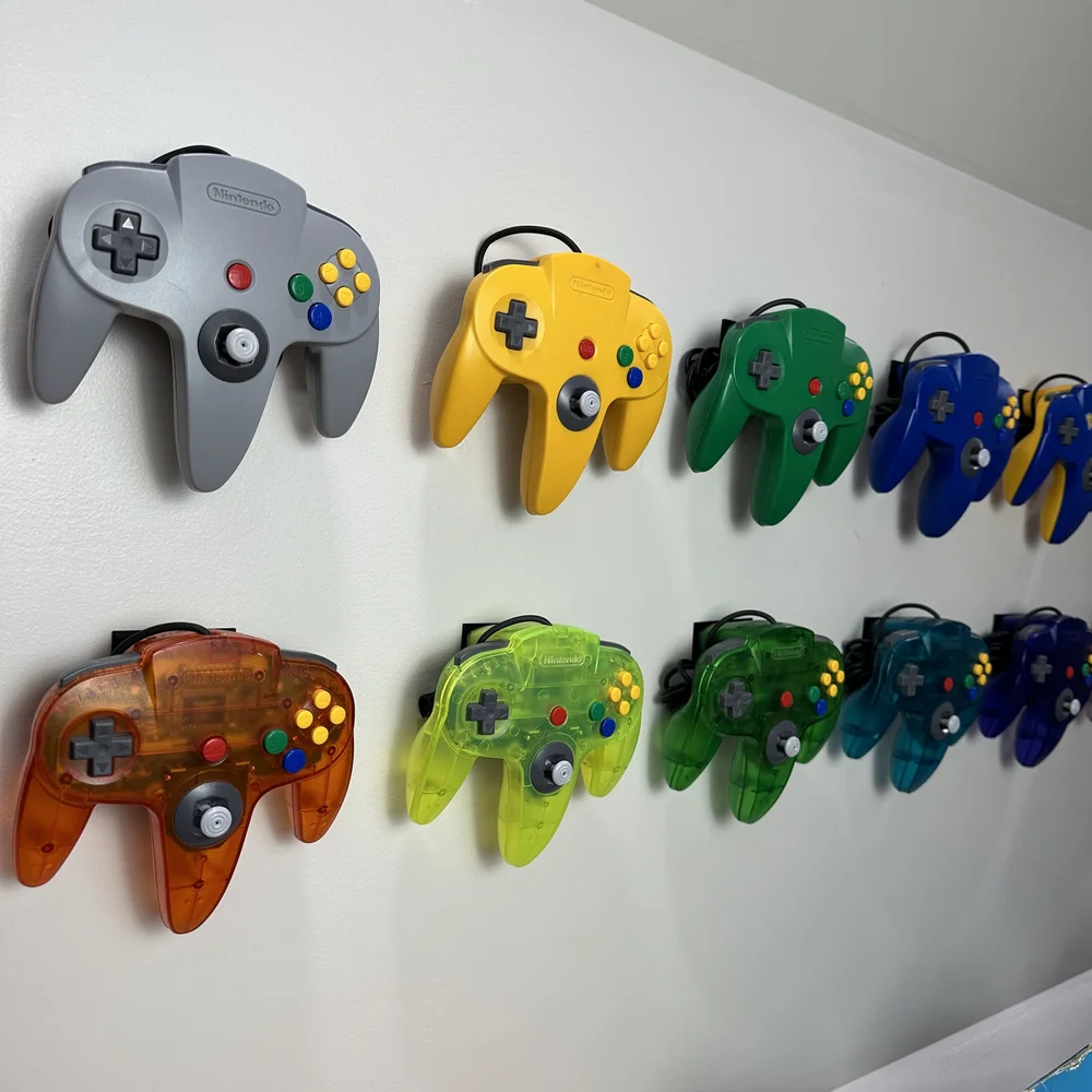 Nintendo 64 Controller Holder Wall Mount — CATRP Crew