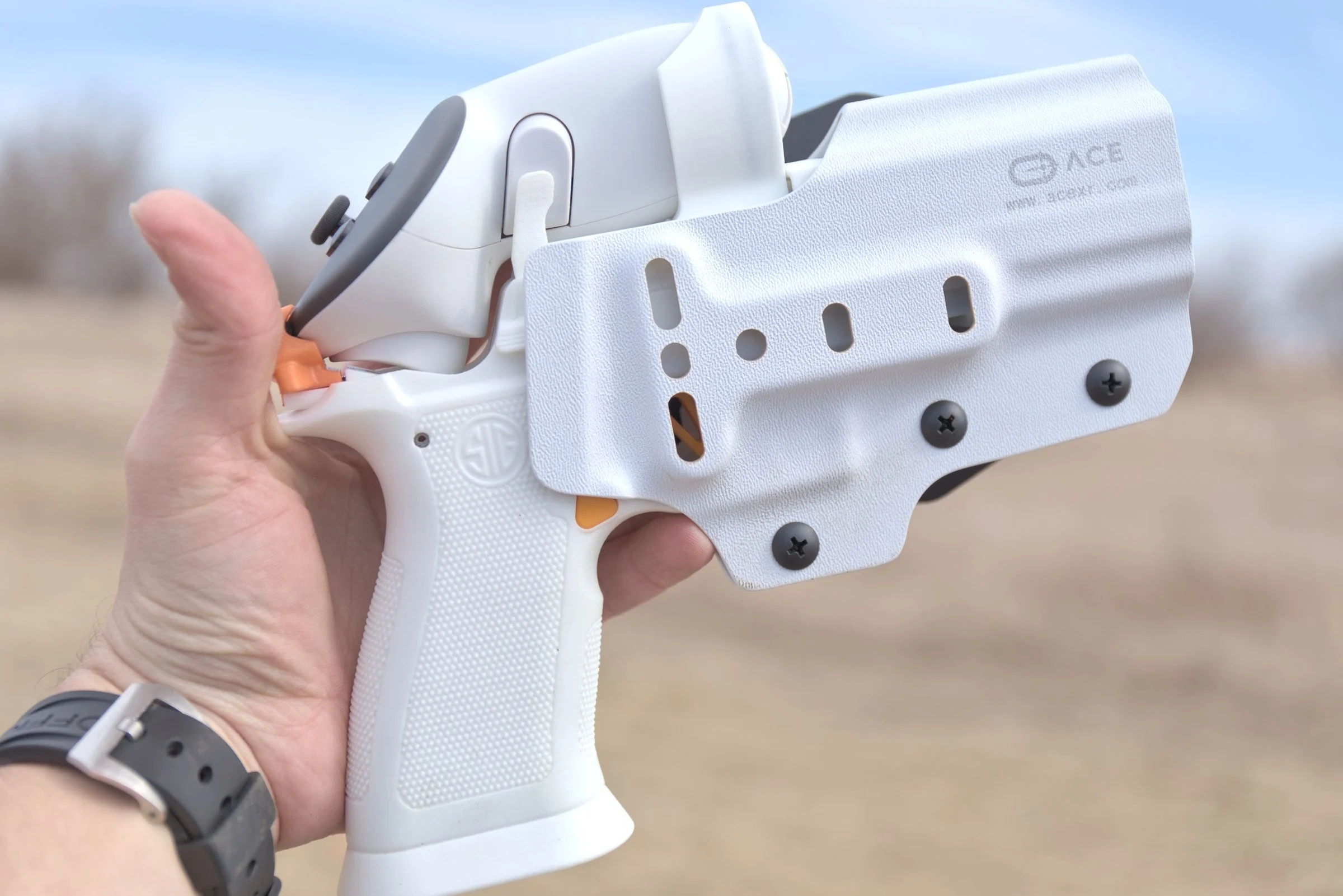 thumbnail image 2 of Rounded OWB Competition Holster Sig Sauer P320 XFIVE Legion Right Hand 2 of 10