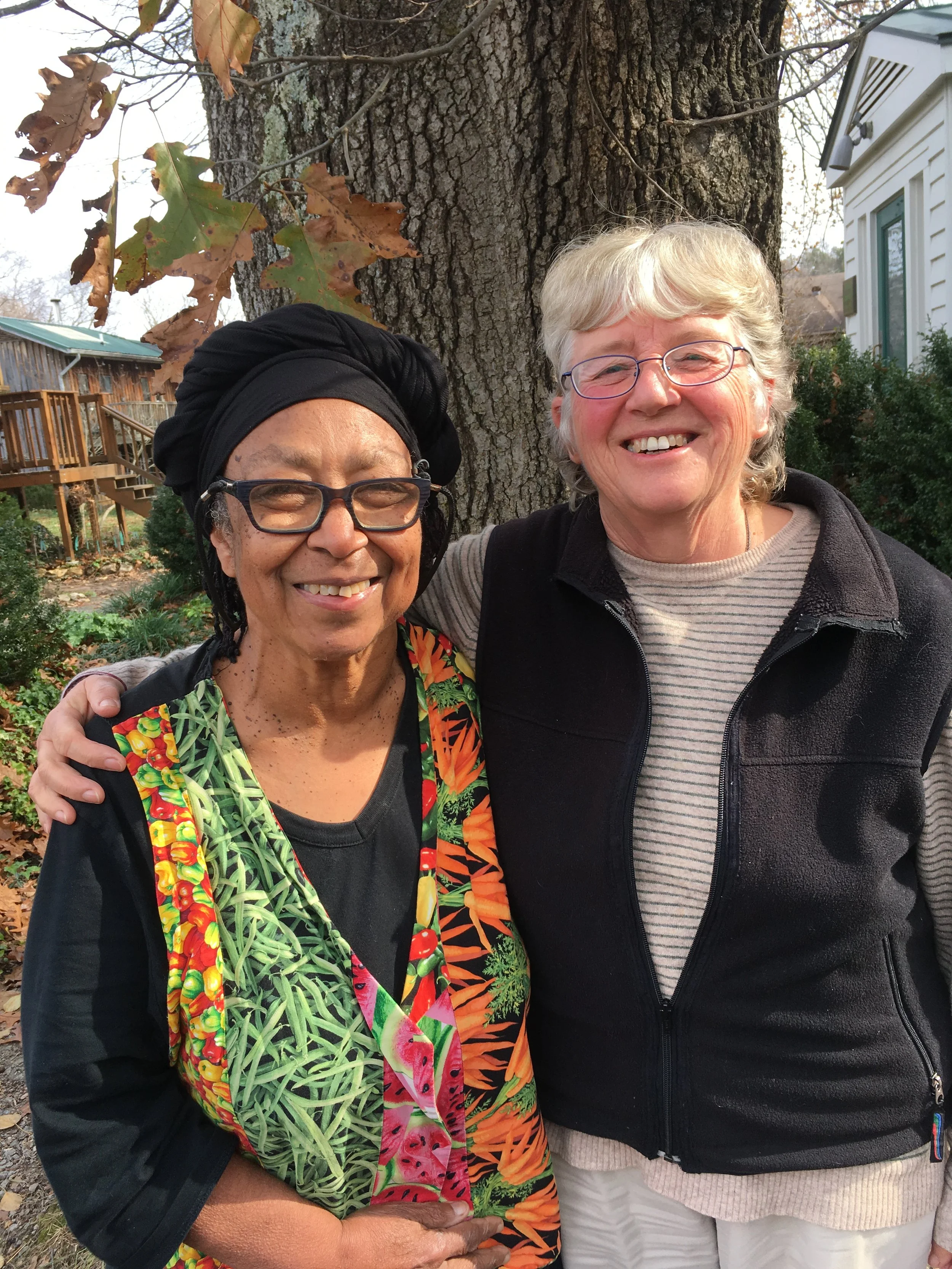 Ira Wallace and Pam Dawling Nov 2018.JPG