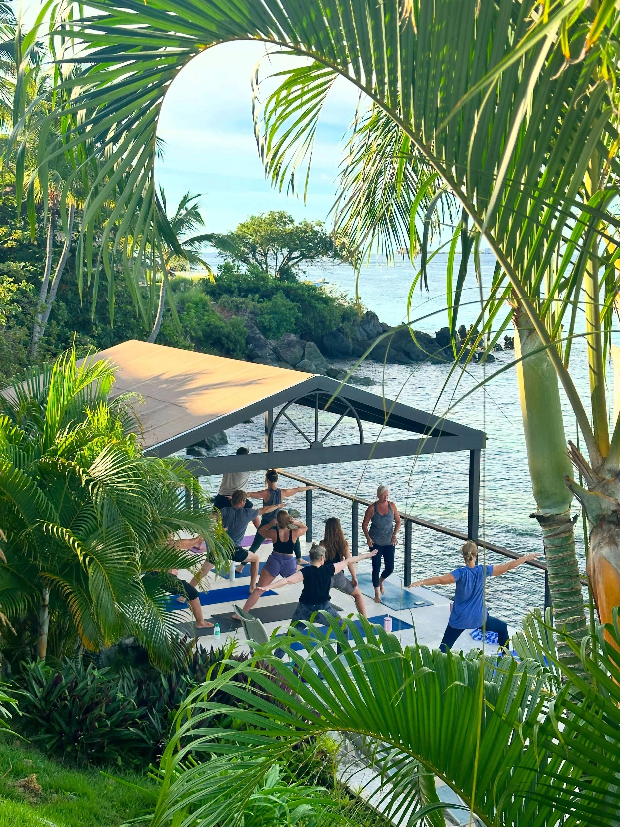 Flow with Jean tomorrow morning at @gallowspointresort 8:30-9:30a

Sign in &amp; grab a mat (if needed) at the front desk. 

$25 drop in 
$5 mat rental 
*ask for a punch card if you&rsquo;re a local or are on stj for a longer stay*

#islandvibes #yog