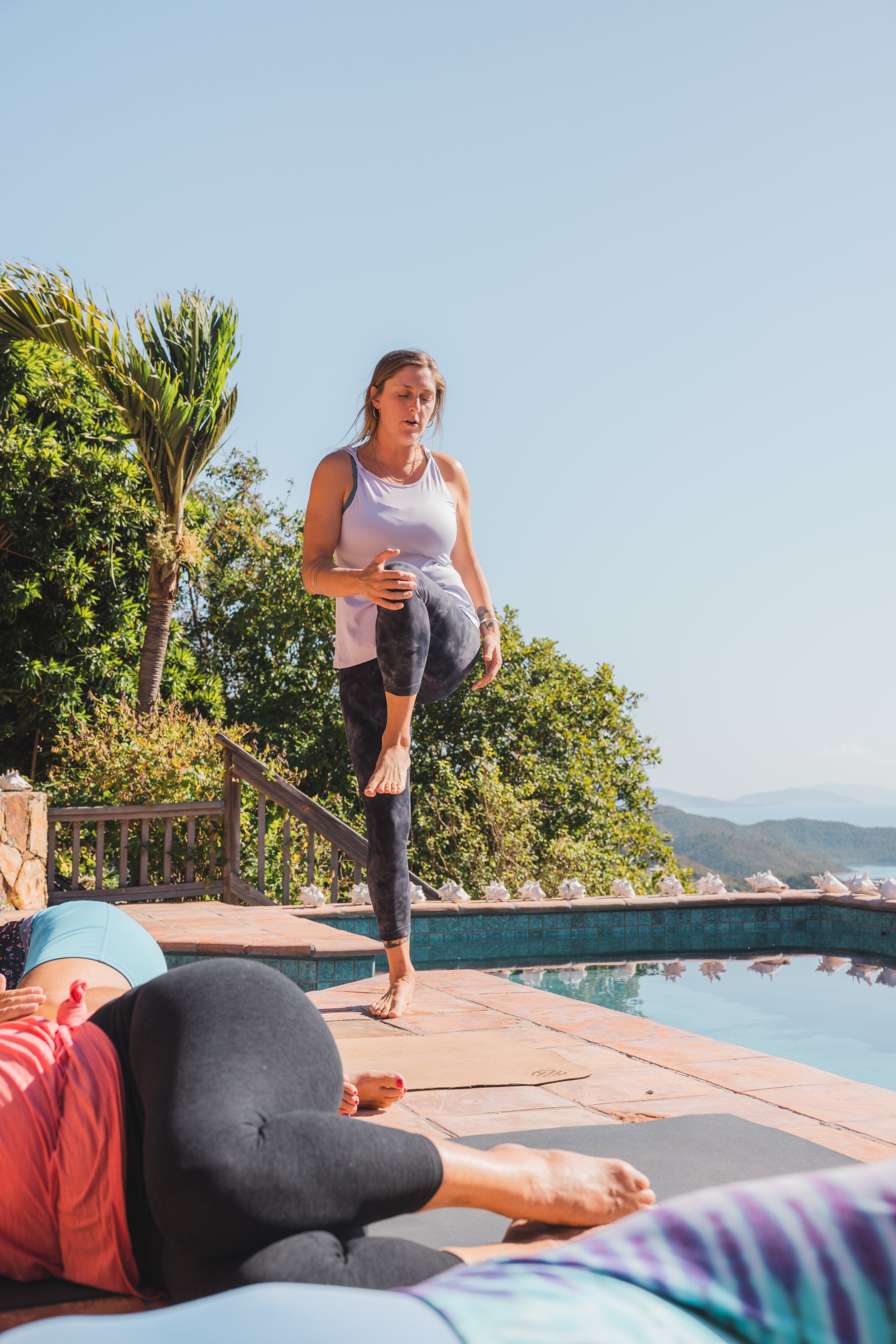 Vinyasa Flow is a grounding and energizing practice that includes fluid transitions from pose to pose. Classes incorporate breathing practices, yoga postures, and deep mindful connection of breath with movement.