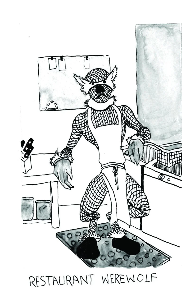 This Werwolf works in the restaurant 