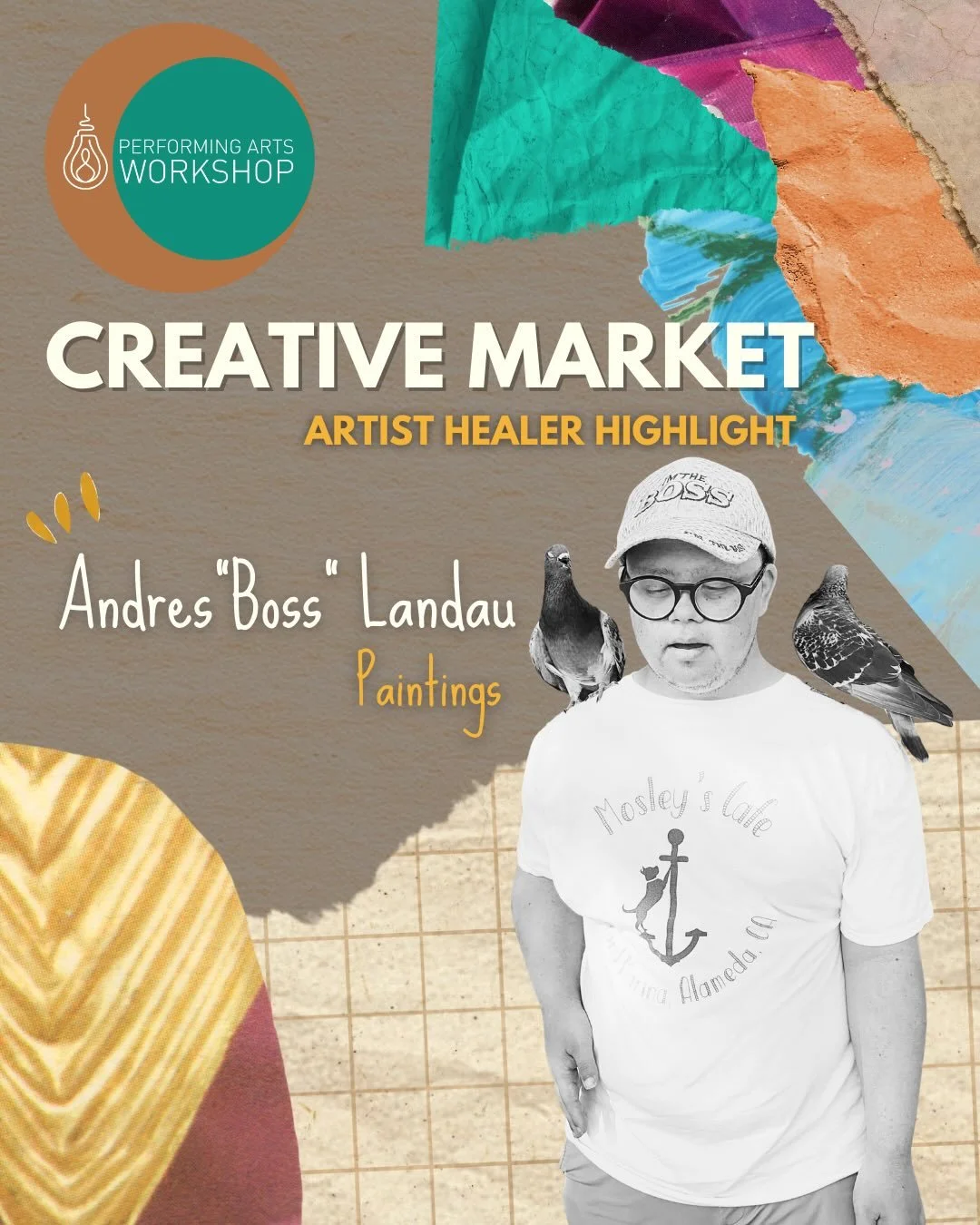 Meet Andres 🎨 Alameda-based painter 🖼️

We invite you to explore Andres' and other artist offerings at the Creative Market ☀️ Bid and find more information at the link in bio 🔗