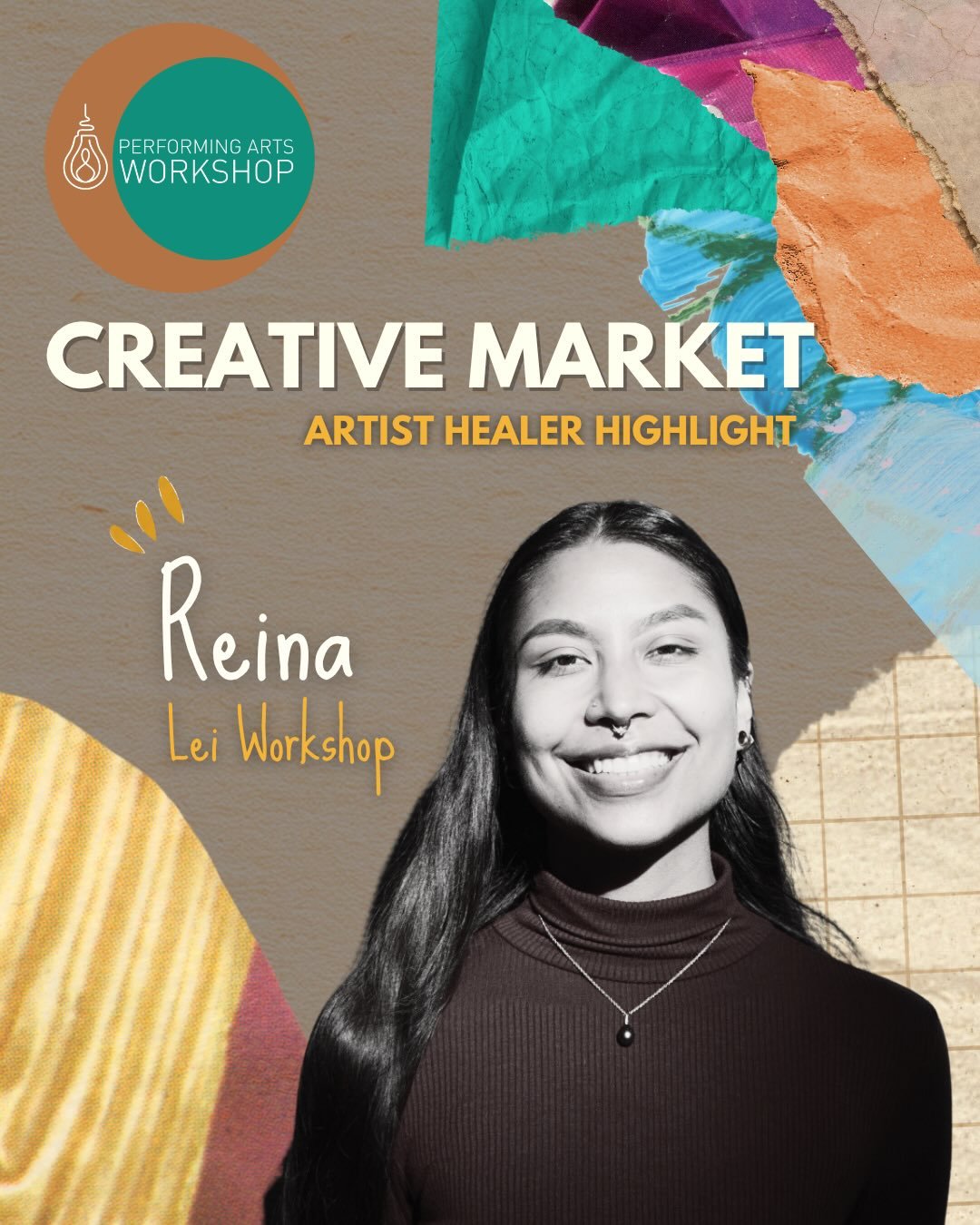 Meet Reina 🌺 Artist activist, mover, and the Workshop's very own program manager 💫

We invite you to explore Reina's and other artist offerings at the Creative Market ☀️ Bid and find more information at the link in bio 🔗