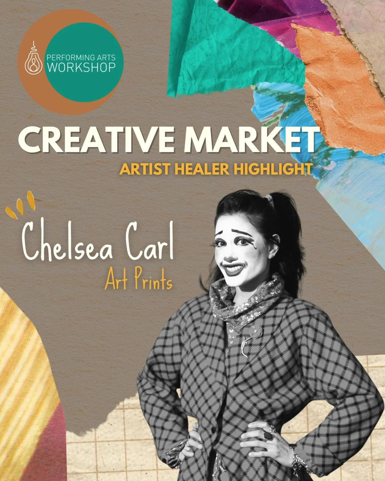 Meet Chelsea 🎪 Local Bay Area artist and educator 🎨

We invite you to explore Chelsea's and other artist offerings at the Creative Market ☀️ Bid and find more information at the link in bio 🔗