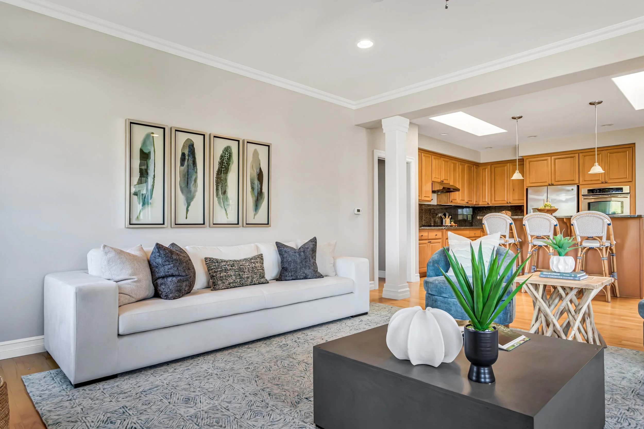 How We Styled This Open-Concept Living Room in Anacortes
