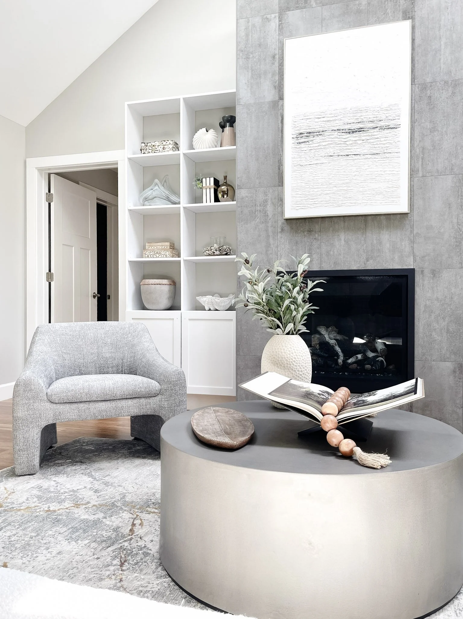 Staged living room in a Sedro-Woolley home highlighting layout, light, and buyer appeal.