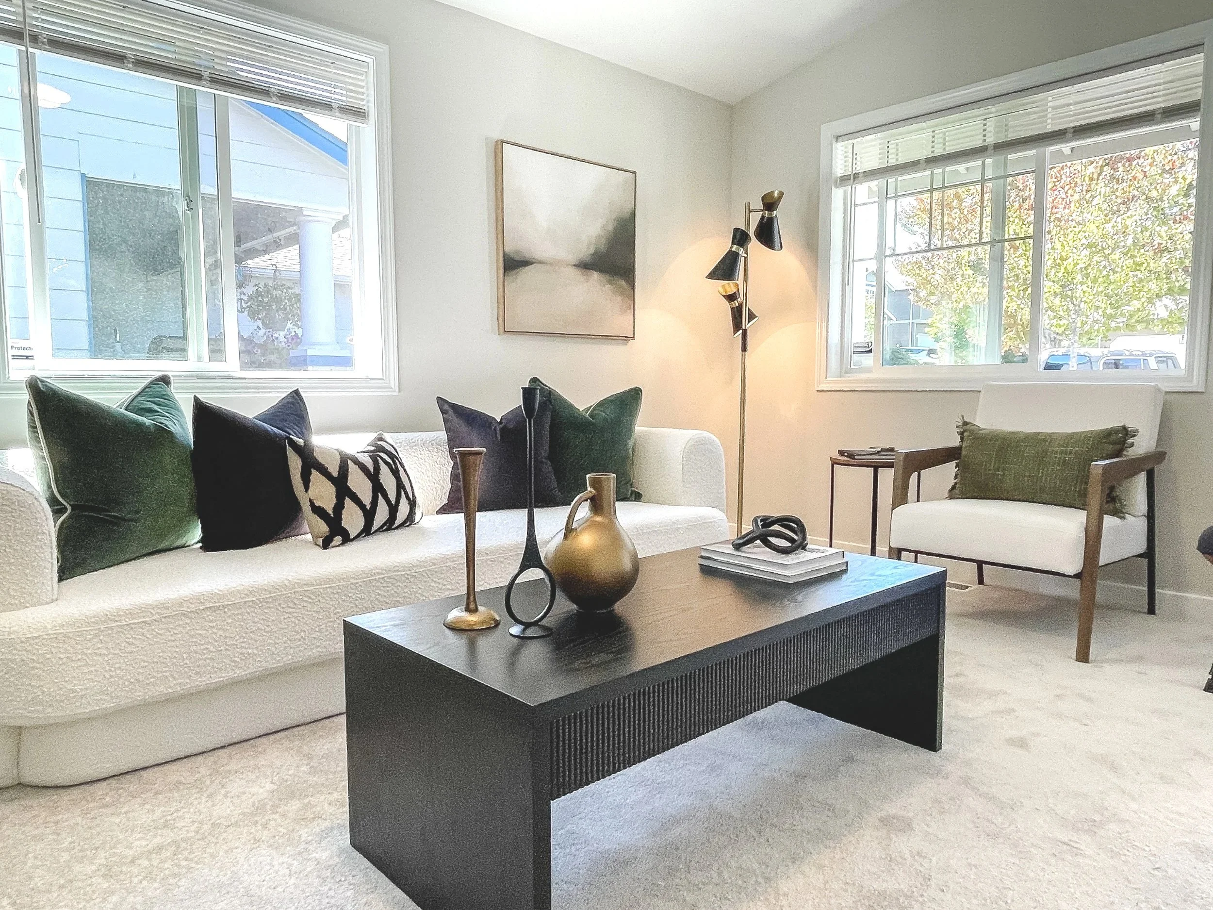 Oak Harbor home staged for military relocation buyers preparing to move to Whidbey Island.