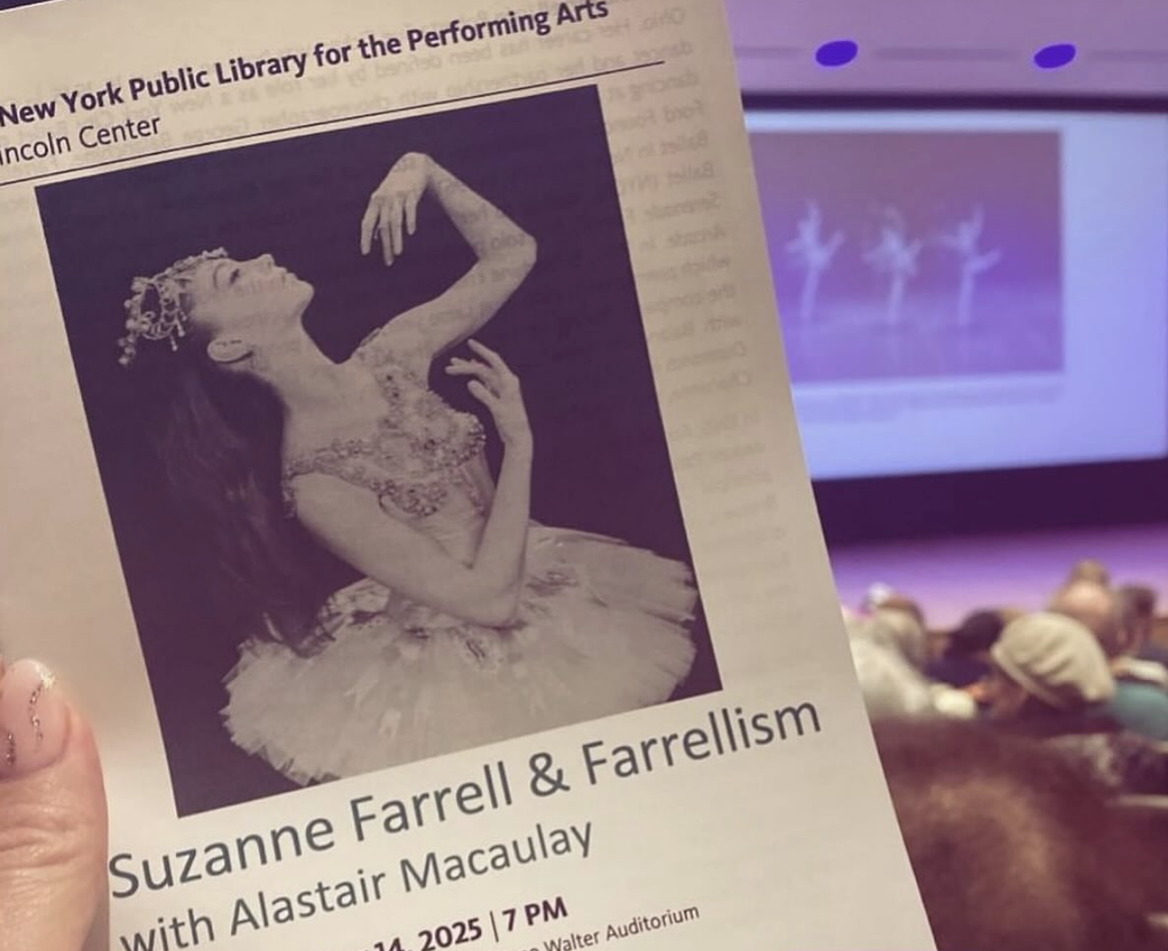 (474) Alastair Macaulay on Suzanne Farrell