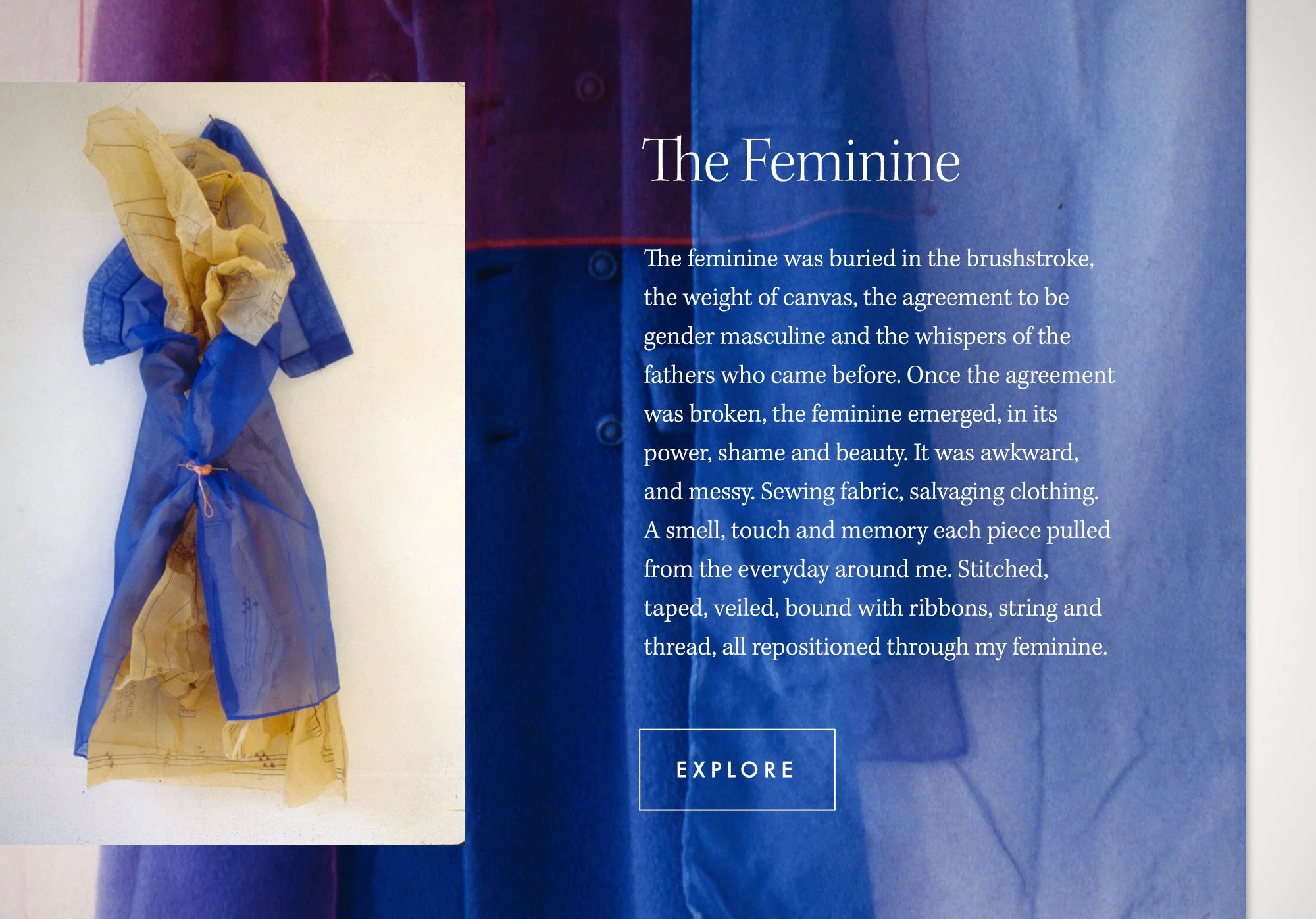 Chere Krakovsky Art Website Typography Sample