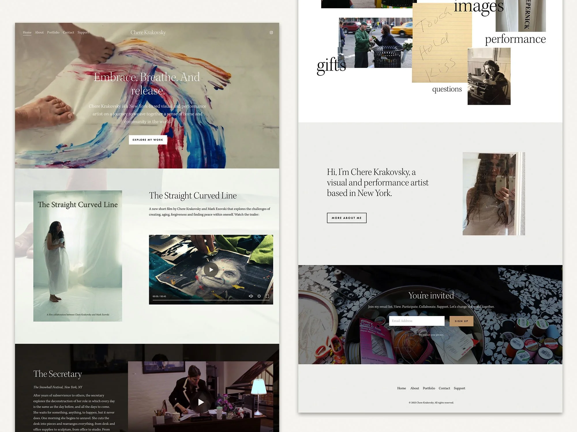 Chere Krakovsky Art Homepage