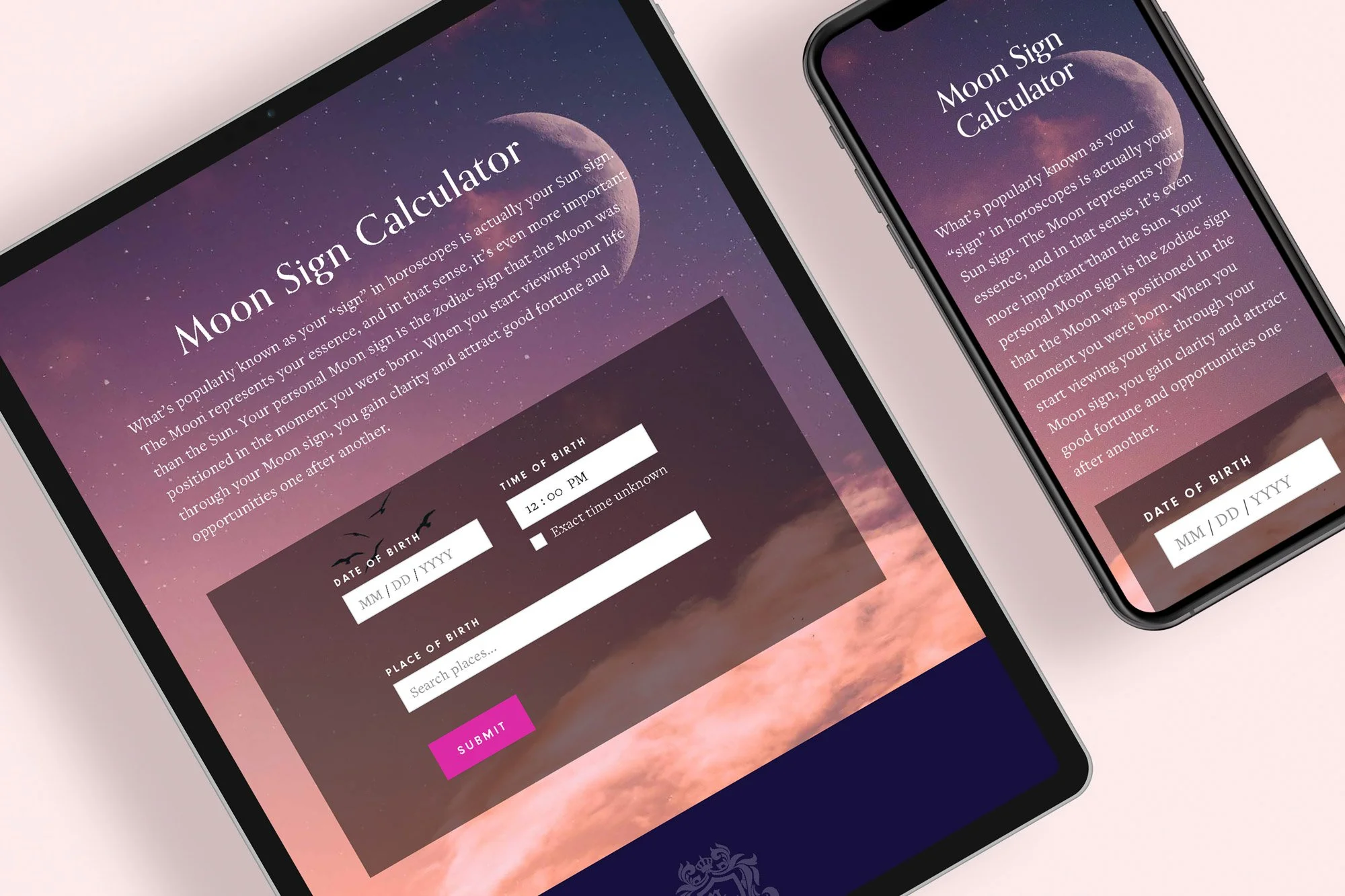 Keiko Moon Sign Calculator