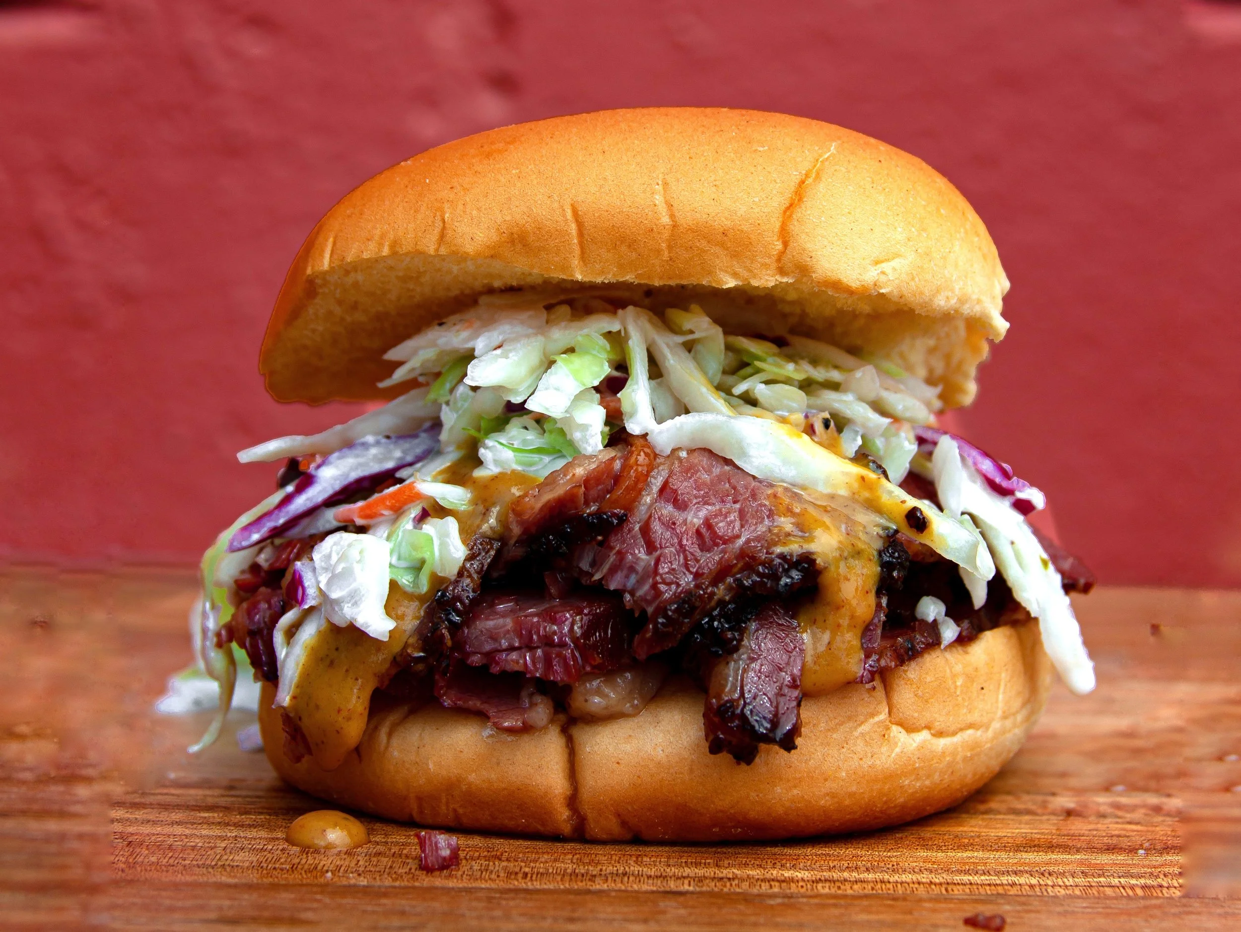 Bludso's x Ugly Drum Smoked Pastrami Sandwich for Dine LA