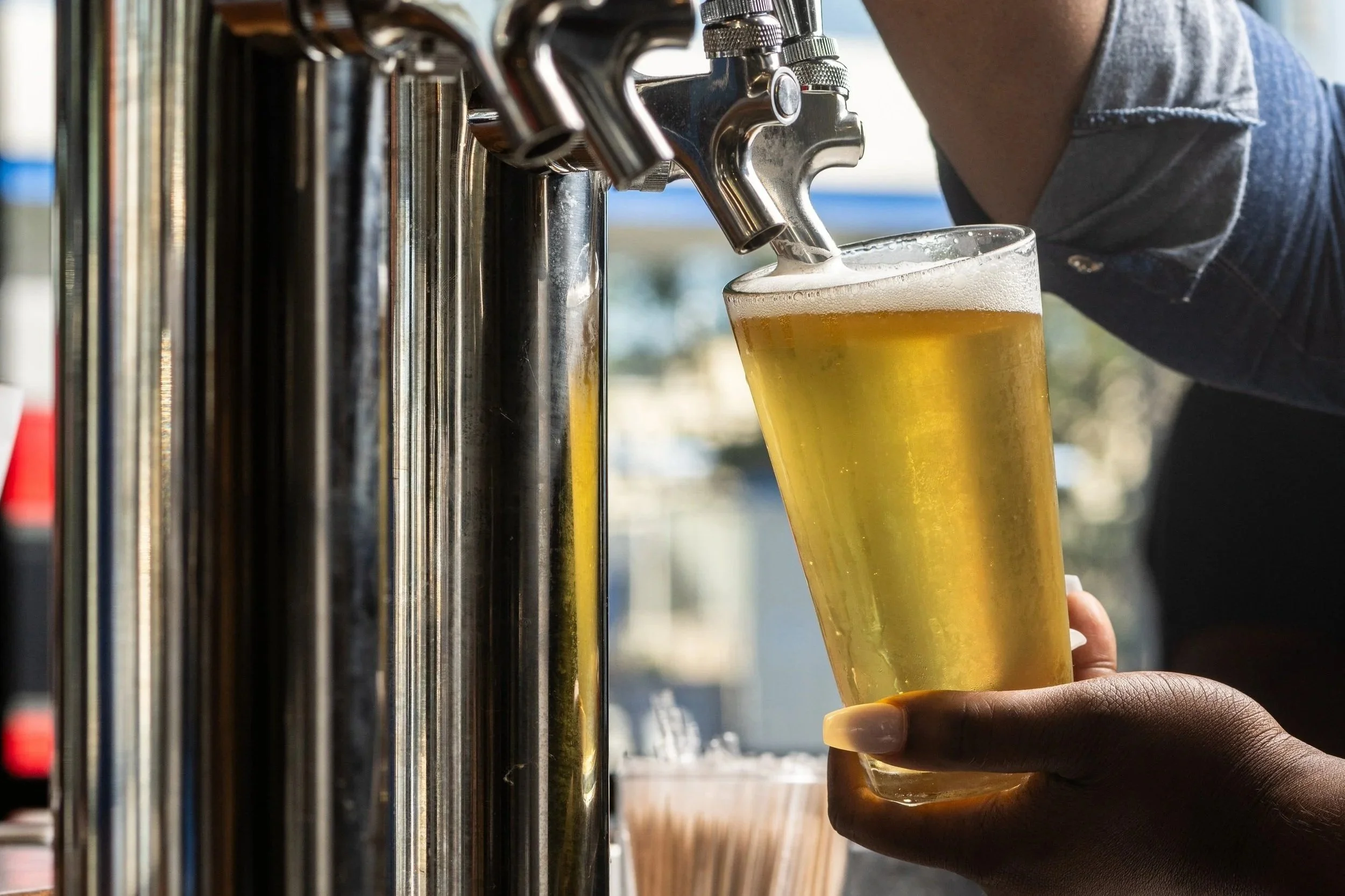 Bludso's beer on tap