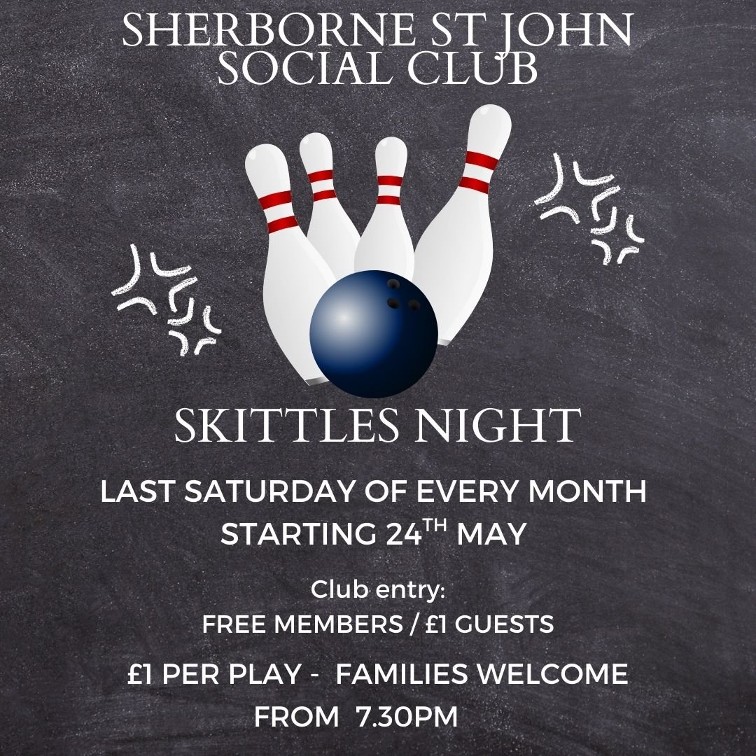 Skittles Evening - Saturday 24th May 2025