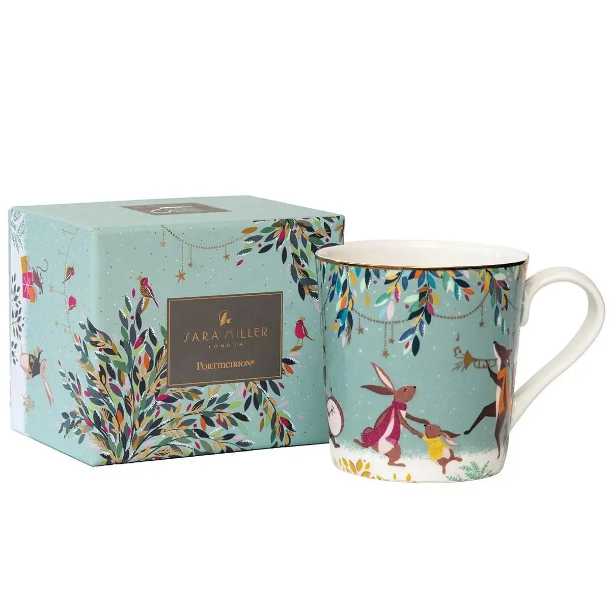 Merry Band mug with gift box.