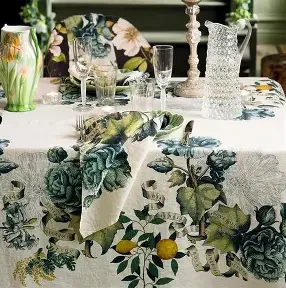 Garnier Thiebaut Giardino Tablecloth 61x61"