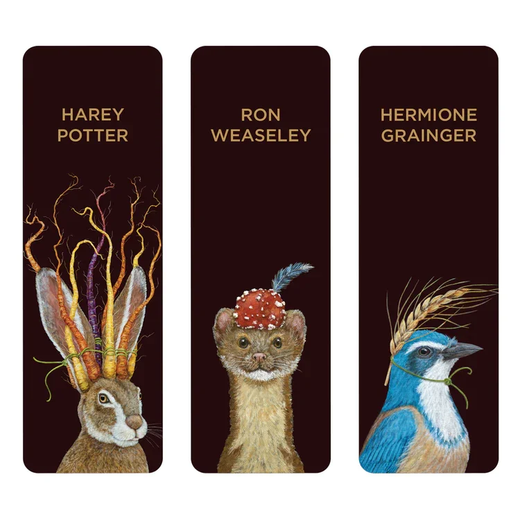 Hester & Cook Potterhead Bookmarks S/3