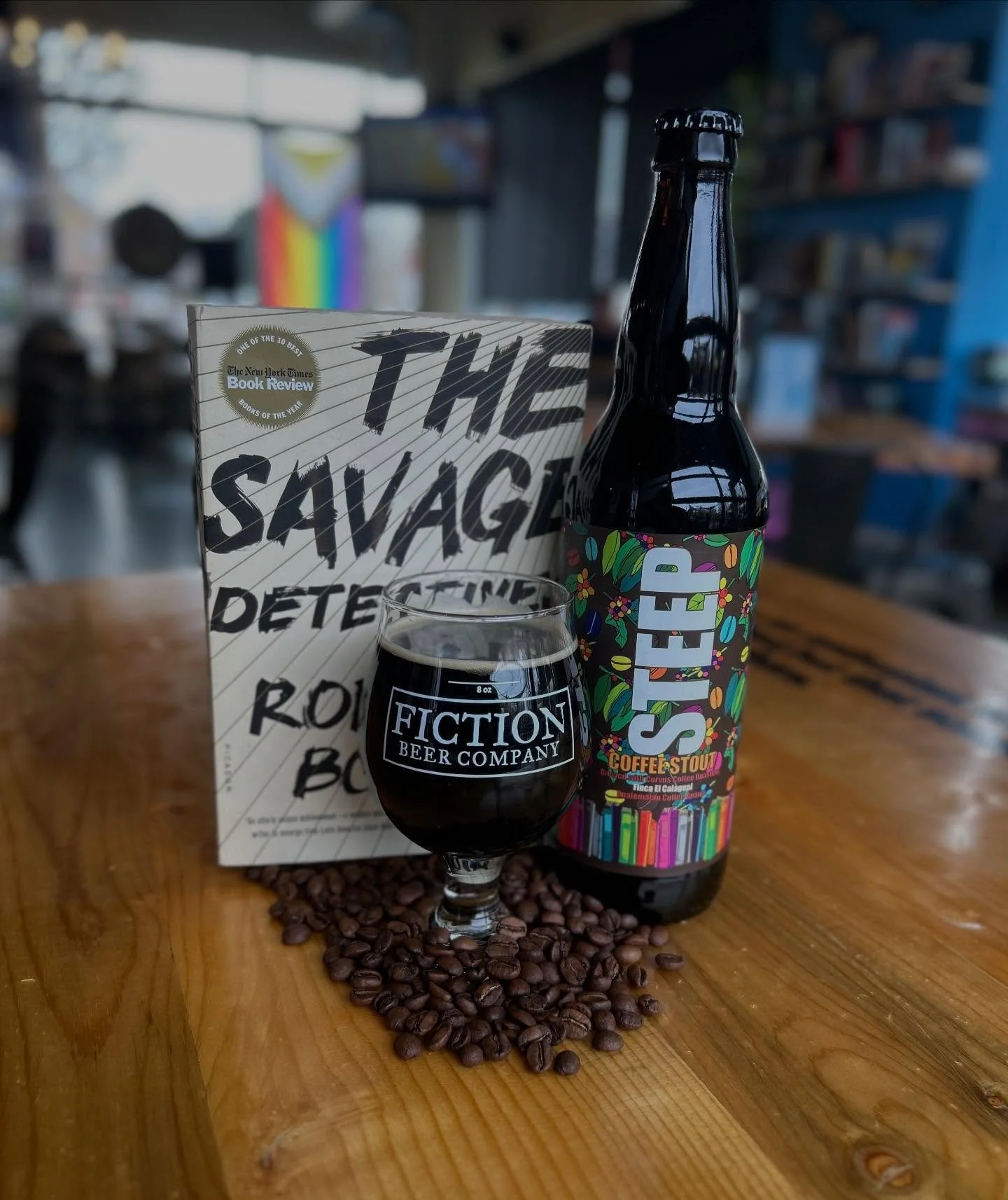 WAKE UP (do you need a little pick me up?) 🤘 

Well we have just what you need for 5pm on Black Friday, STEEP, our coffee stout, is now on tap!! 

For this iteration of Steep we partnered with @corvuscoffee who lead us through a guided cupping sessi