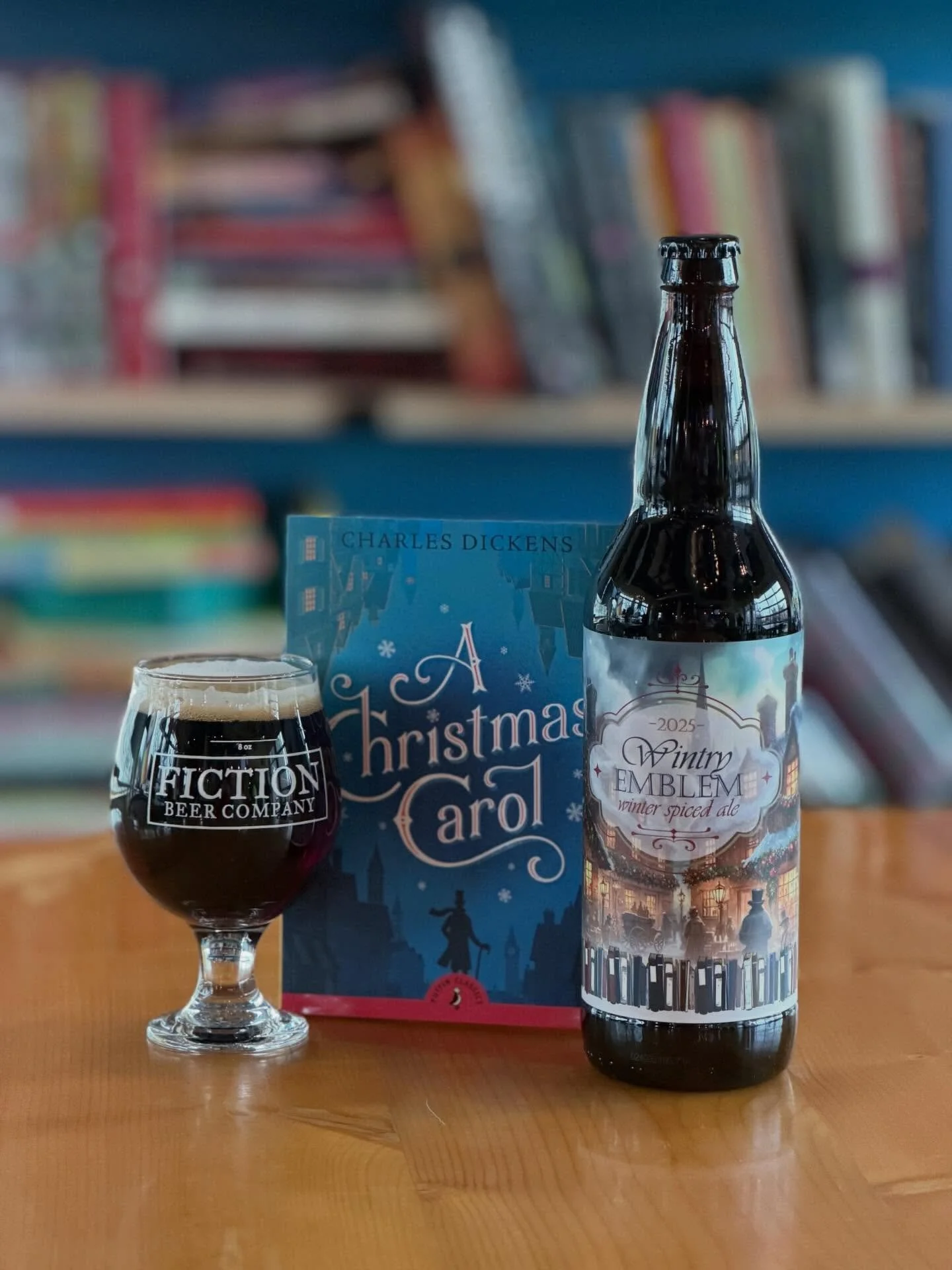 🍺 You asked for it, now it&rsquo;s back: Wintry Emblem, our Winter Spiced Ale! It&rsquo;s on tap NOW in our taproom and available in 22oz bottles to go. 🙌🏻

❄️ The seasons are changing and we&rsquo;re finally getting our first snow this weekend&md