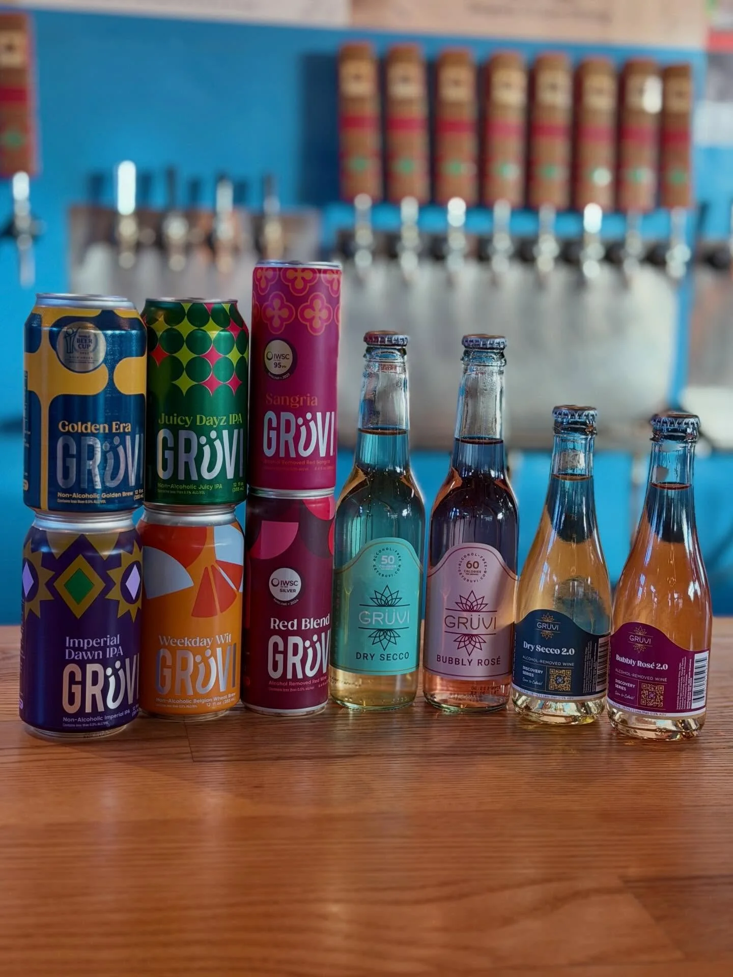 Your Dry January lineup is here! We&rsquo;re all stocked up with non-alcoholic beer and wine from @getgruvi for any of you trying to cut back this month. 

We also have a wide variety of sodas, sparkling water, kombucha, and Sploosh (our in-house bre
