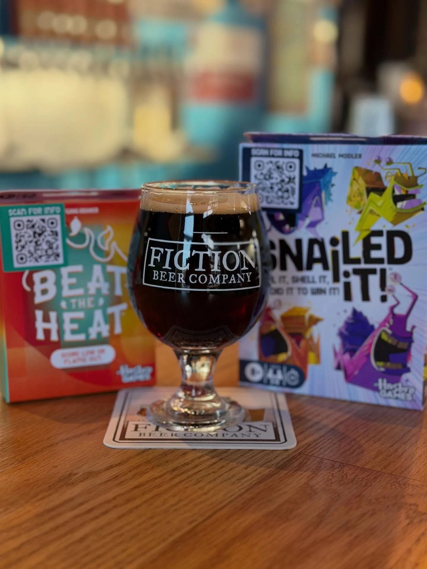 🎉 Friday or Fri-yay? The suns coming out and our taproom is cozy warm! ☀️ 

We got two new games from @hasbrogames that pair perfectly with a friend or two and a Steep coffee stout!

Then stick around for the Bards of the Bar drag show at 8pm&mdash;
