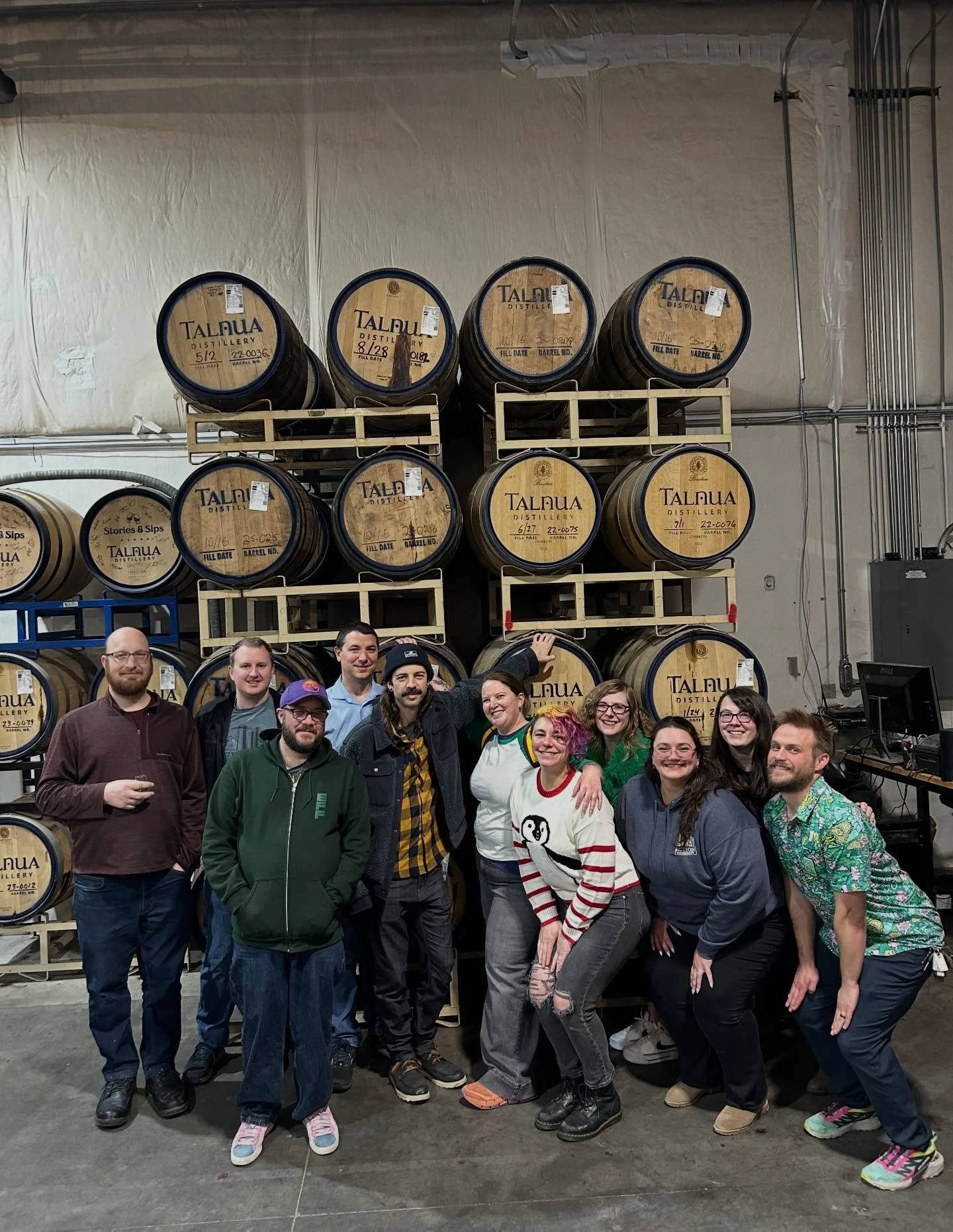On occaision we like to take a little break from beer for the next best thing 🥃 and no, we don&rsquo;t know why half of us decided on doing a sorority squat for the family photo 🤷&zwj;♀️

For a little post holiday fun, we took a field trip to visit