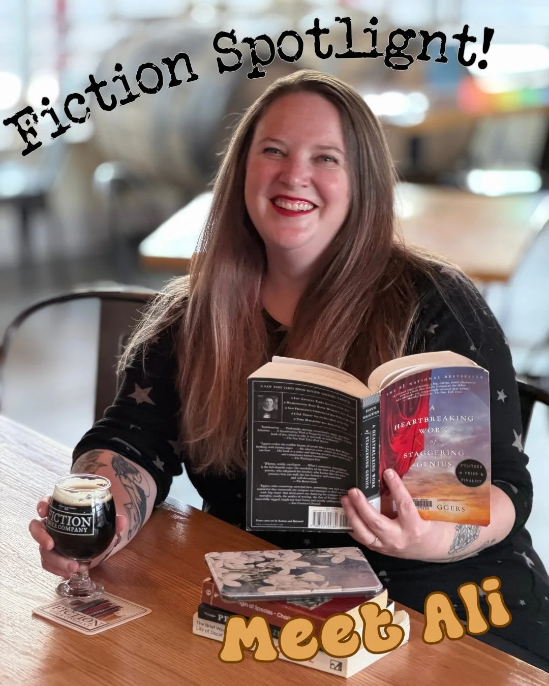 As we move through Women&rsquo;s History Month we&rsquo;re going to spotlight the incredible women behind Fiction Beer Company!

Swipe along and meet Ali! Our always quick with a wise crack co-owner; when she&rsquo;s not busy being a bad ass mom, she