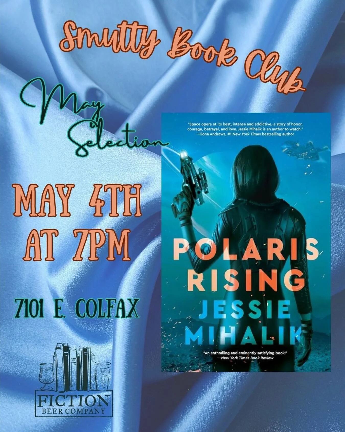 With our next Smutty Book Club meeting being on Star Wars Day, we thought some space spice was in order! Journey across the galaxy with us as we read &lsquo;Polaris Rising&rsquo; by @jessmihalik !

Our Smutty Book Club meets on the first Monday of th
