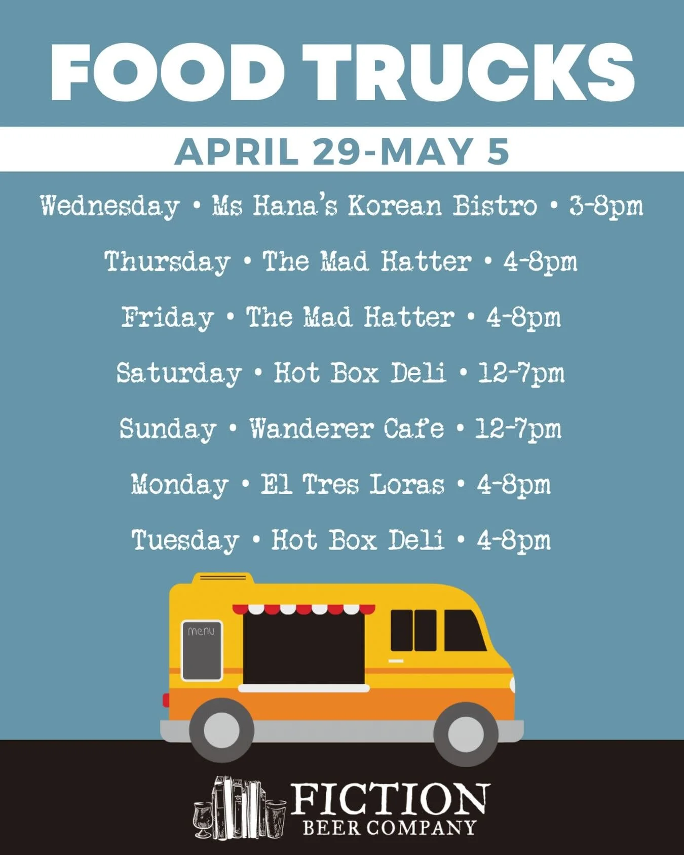 👀 We have a full few days of events&hellip;and food trucks! If you&rsquo;re stopping by for Colorado Pint Day or any of our Star Wars events, we&rsquo;ve got both beer and food for ya. 🙌🏻

#denverbrewery #coloradopintday #starwarsday #denverfoodtr