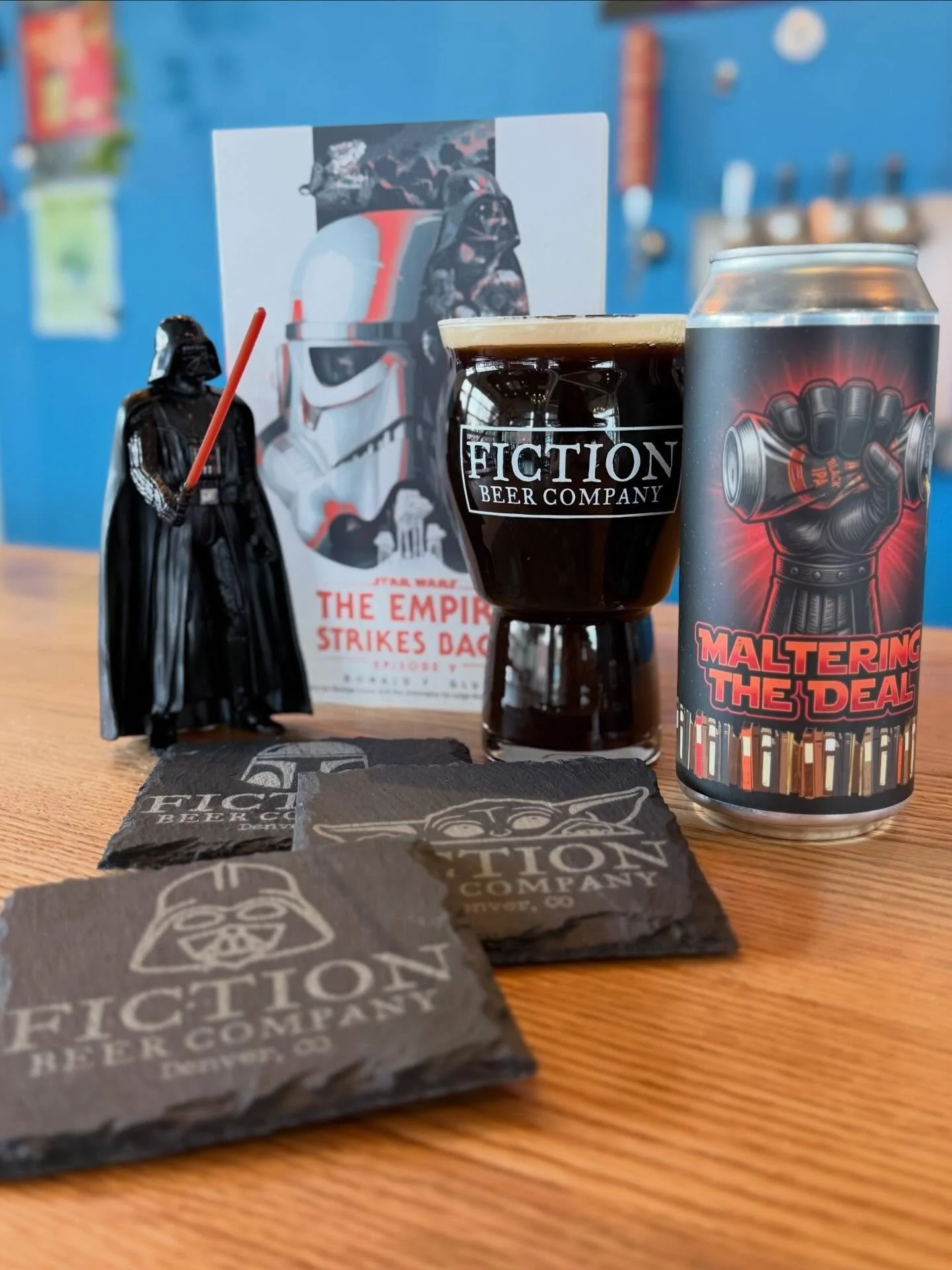 ✨ Our Star Wars weekend starts TODAY with a beer release and themed trivia!

This year&rsquo;s Star Wars release takes a turn to the dark side as we are Maltering the Deal. Our famous Never Tell Me the Hops has been overcome by the dark malts of Cara