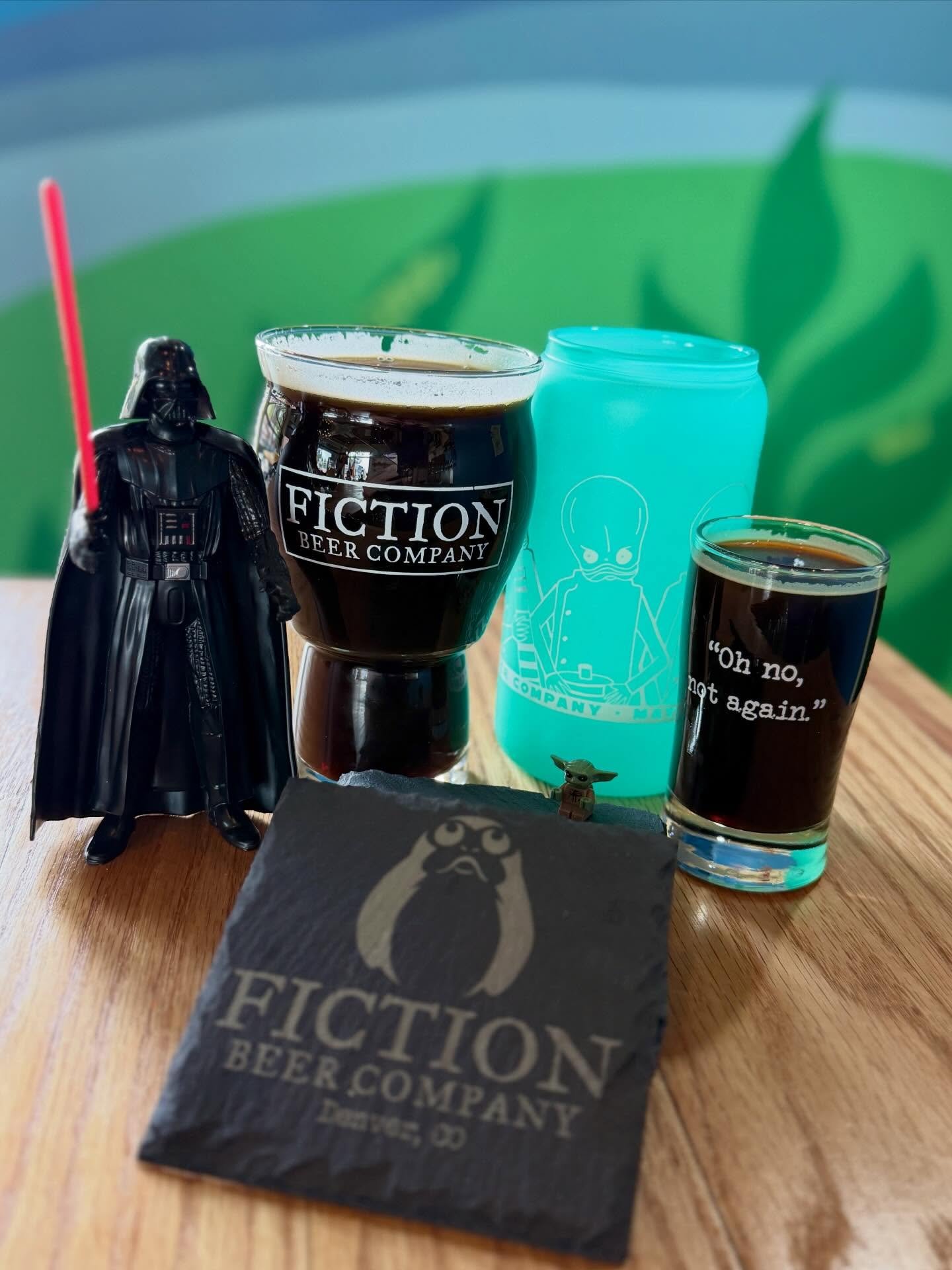 ✨ May the Fourth be with you! ✨

Swing by for a Maltering the Deal black IPA&mdash;either Darth Vader-sized or Grogu-sized. And we still have a few of our limited edition glasses and coasters available!

Our Smutty Book Club meets tonight at 7pm to d