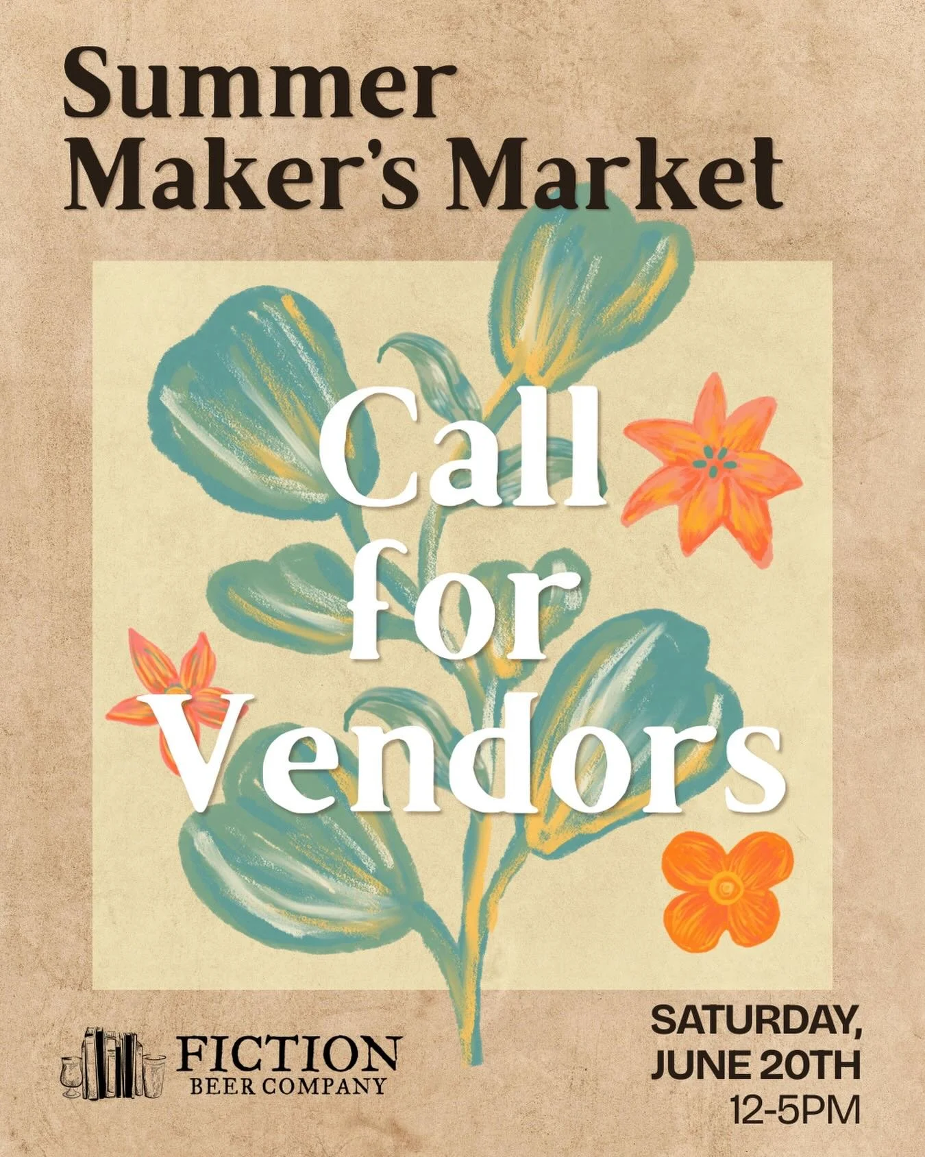 ☀️ Our summer maker&rsquo;s market is coming up soon&mdash;and we need vendors! If you&rsquo;re a local artist or small business with fun, summery wares (whether it&rsquo;s your main gig or a side hustle) we&rsquo;d love to hear from you.

Apply by W