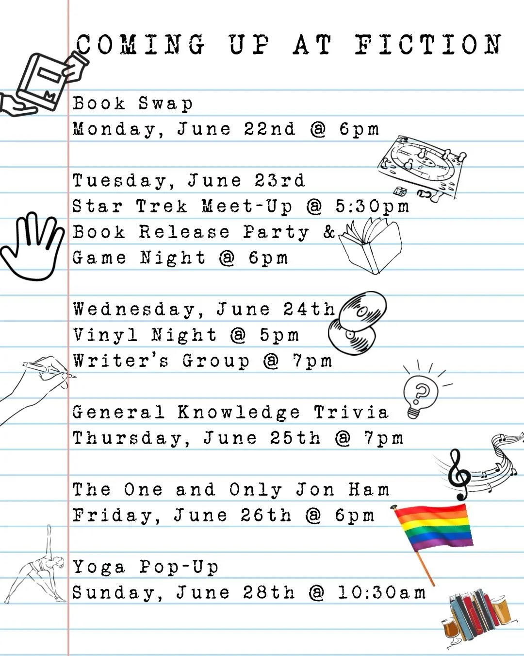 Have you recovered from the long weekend? Good! A new week means new fun! Swipe for details on what we have planned for you this week!

🏳️&zwj;🌈 To keep the celebration going from down town to East Colfax we&rsquo;ll have deals all Pride Weekend lo