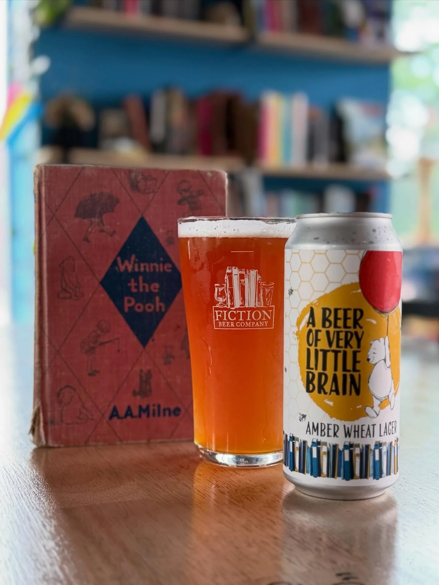 🐝 Everybody&rsquo;s favorite bear&hellip;er, beer&hellip;is back! Our amber wheat lager, A Beer of Very Little Brain, is back on tap and available in 4-packs to go.

🧠 Come for a pint and stick around for trivia starting at 7pm! We also have @demit