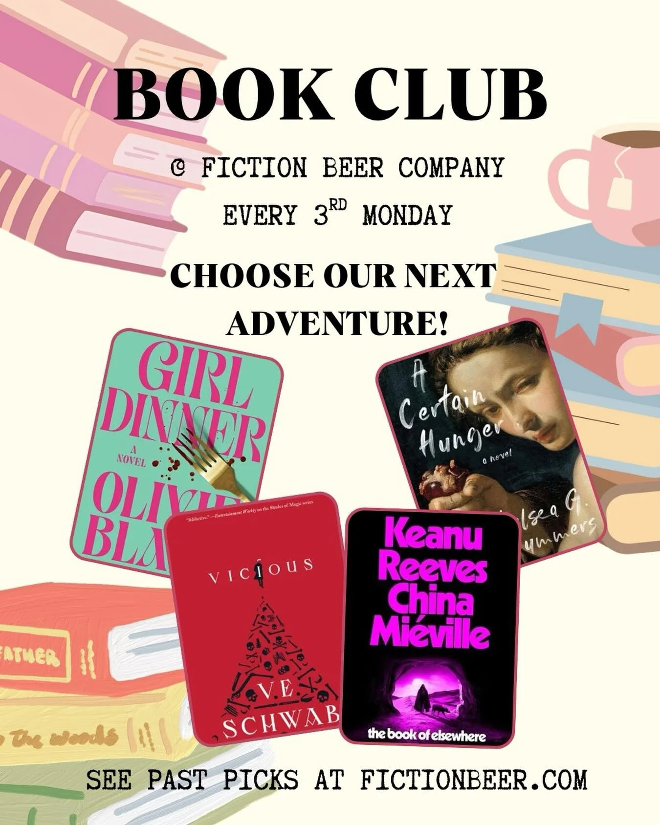 🚨ATTN: FBC Book Club Members!!!🗣️

If you&rsquo;re not in the Facebook group it&rsquo;s time to vote for our August read! We&rsquo;ve been compiling a list of as many books from all of our TBR lists and had a randomizer select four! 

Follow the li