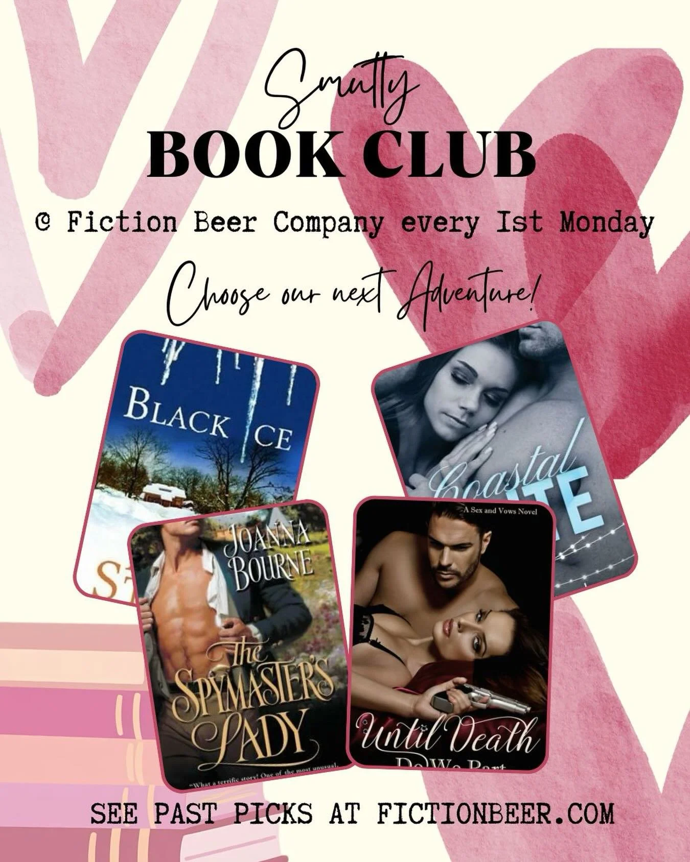 🚨ATTN SMUTTY BOOK CLUB MEMBERS🚨

It&rsquo;s time to vote for the September pick! This time around we&rsquo;re diving into the world of espionage! Follow the link in our bio to fill out the Google form, or if you&rsquo;re in the Facebook group the p