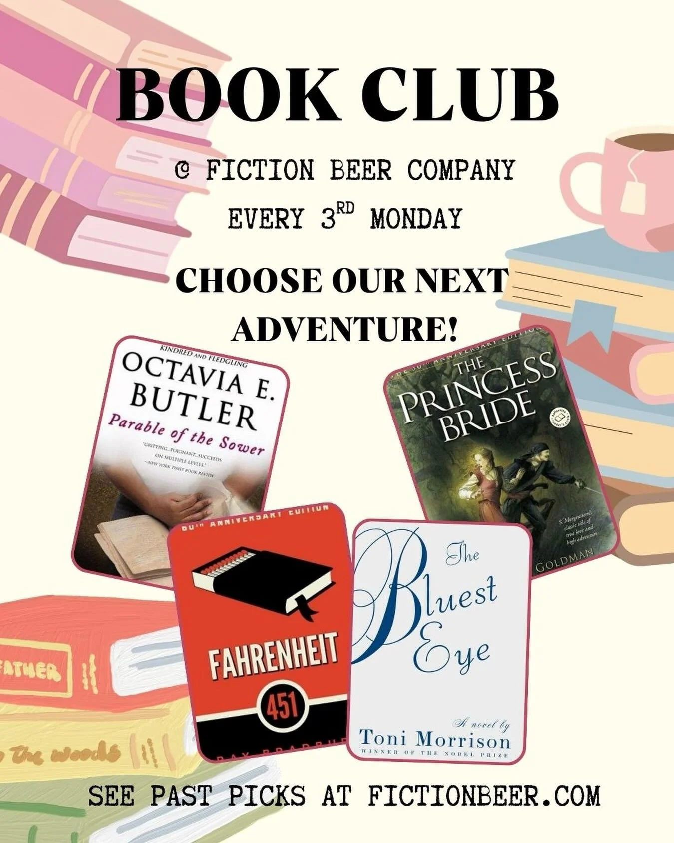 🚨ATTN Book Clubbers🚨

It&rsquo;s time to cast your vote for our September book pick! Since October is reserved for something spooky we put together a selection of banned books for September! 

🗳️ Follow the link in our bio to cast your vote or if 