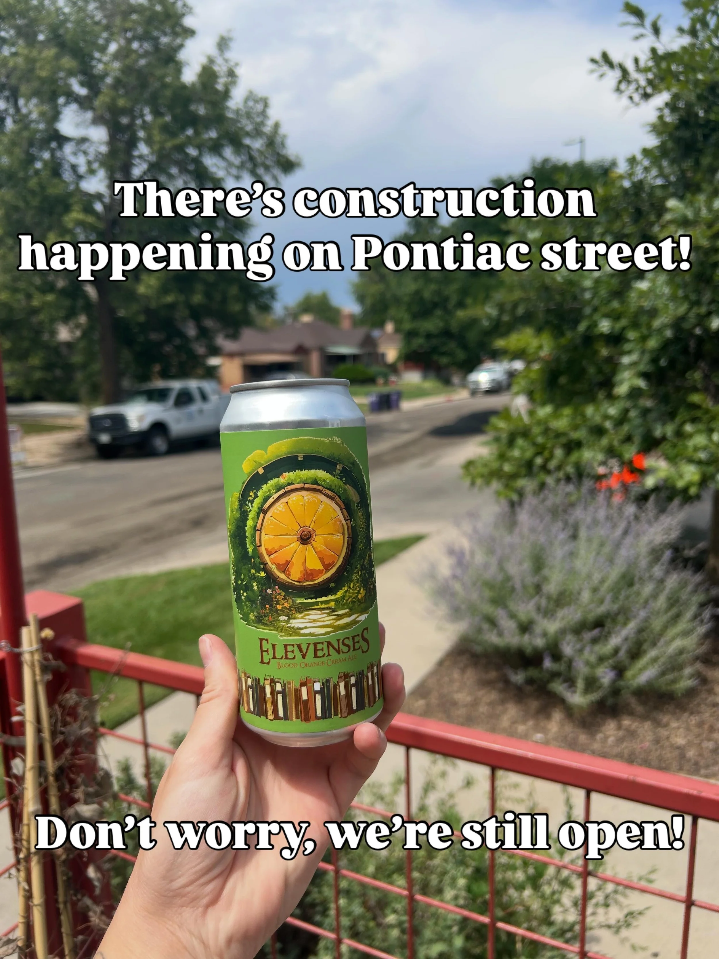 Don&rsquo;t let the construction deter you, we&rsquo;re still open today!

Pontiac street has been closed due to water line replacement but the parking lot can still be accessed from Poplar street, street parking is also available! 

✍️ Writers Group