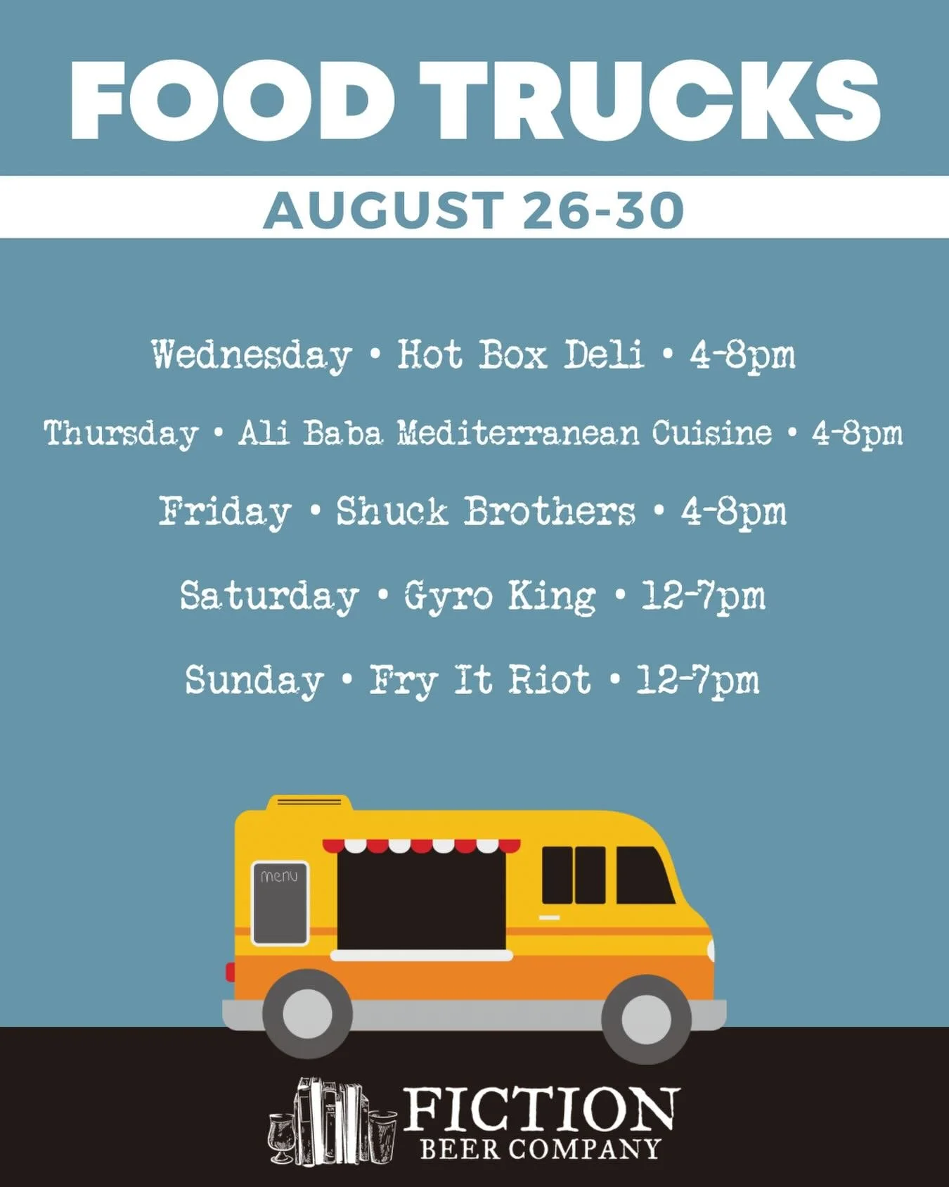 😳 The last weekend of August already?! Good thing we have plenty of great food trucks to keep you fed at our taproom! 🙌🏻

#denverbrewery #denverbeer #denverfoodtrucks #parkhilldenver #eastcolfax