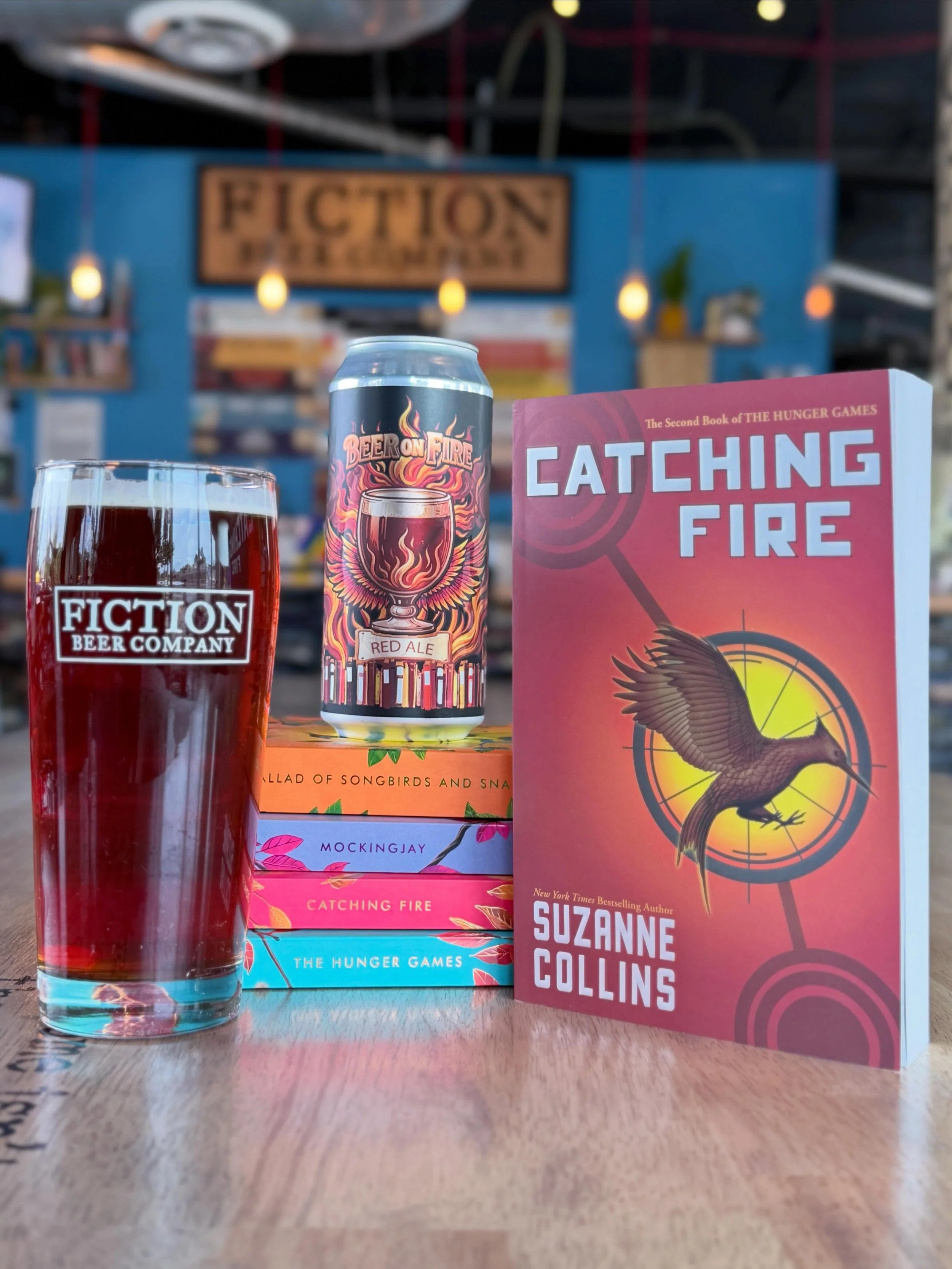 🔥 Our 12th anniversary party is catching fire&mdash;and Beer on Fire is on tap now! Join the rebellion and celebrate with us all day today. 

🍺 The fire in this beer comes from medium Crystal malt, giving a bright red hue. But no beer would gain a 