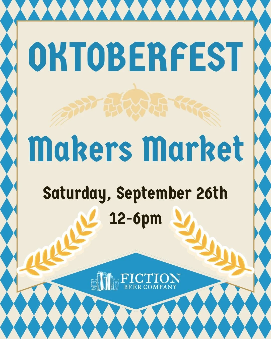 🍂 Oktoberfest isn&rsquo;t over yet! This Saturday, settle into fall vibes with our makers market, featuring eight local artisans, creators, and small businesses. 

🍺 Plus, we&rsquo;re tapping our German saison, Out to Pasture, at noon!

🥨 And @dia