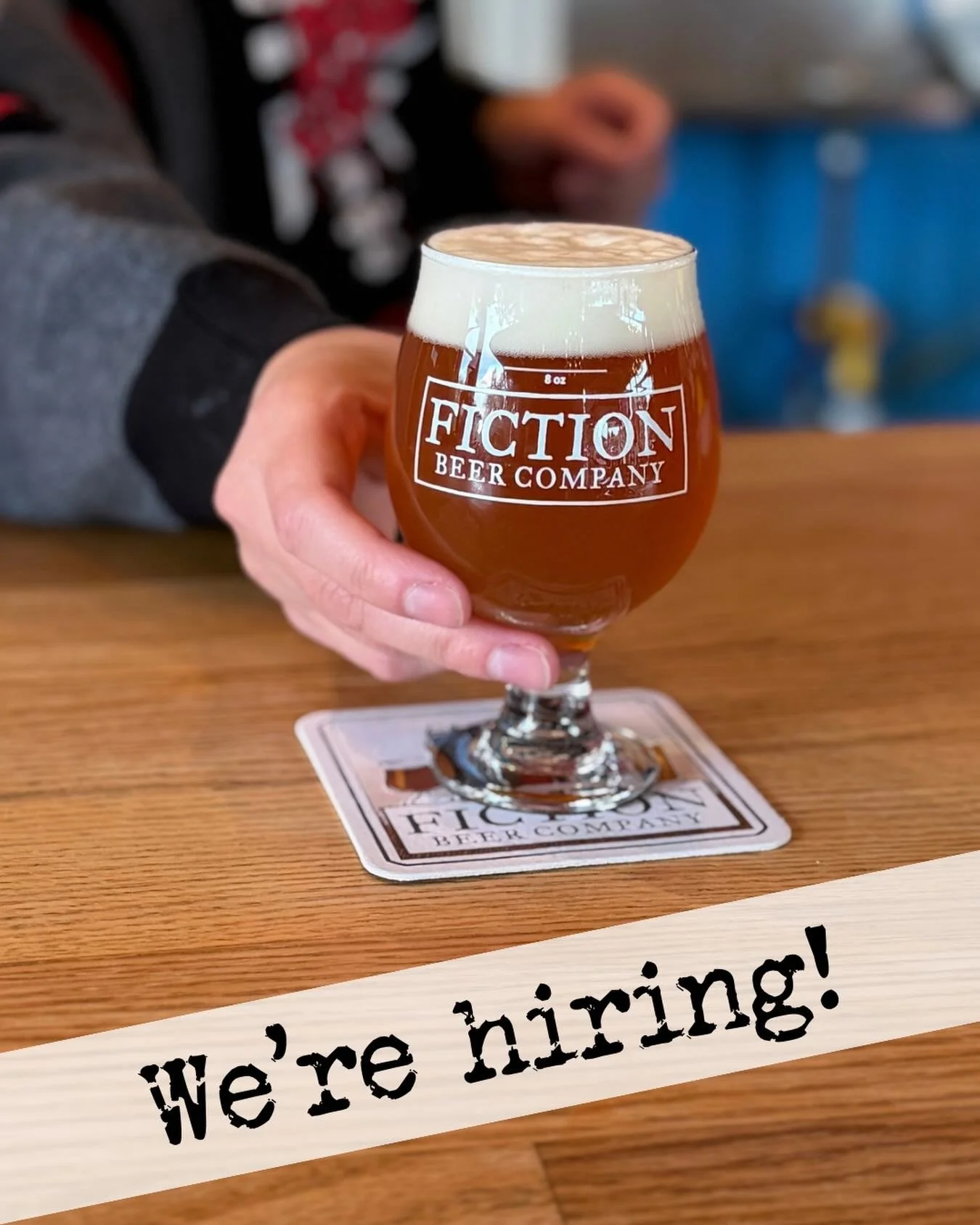🍻 Book and beer lovers, we&rsquo;re looking at you! The time has come to add a new bartender here at Fiction. 📚 

What we&rsquo;re looking for:
&bull; Knowledgeable about beer styles and good at talking about them with others
&bull; There&rsquo;s a