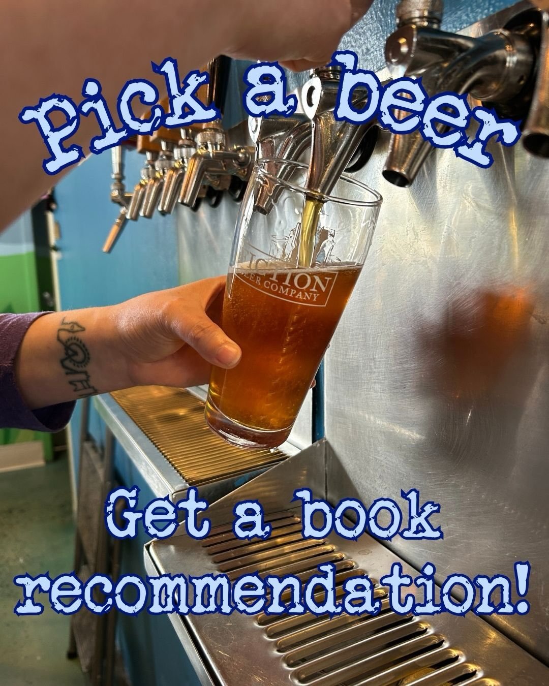 We take crafting liquid literature very seriously in this house 😉

Behind each brew that goes on tap is a story: sometimes they&rsquo;re dark with notes of mystery and sometimes they&rsquo;re double dry hopped with adventure. Take a sip and turn a p