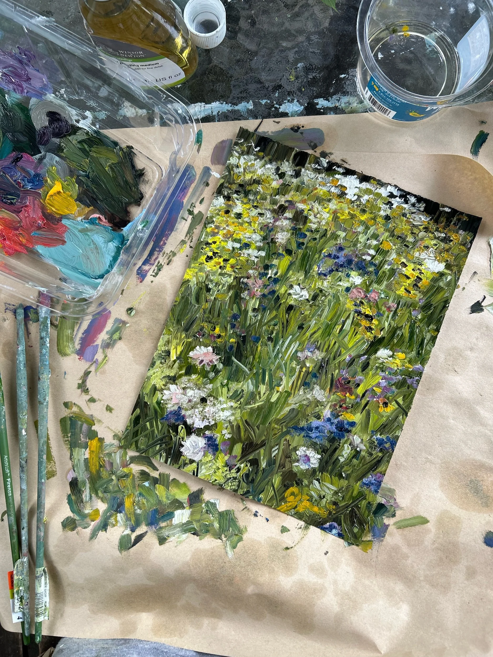 Beginner's Oil Painting- Floral Still Life at Gilcrest Farm + Winery