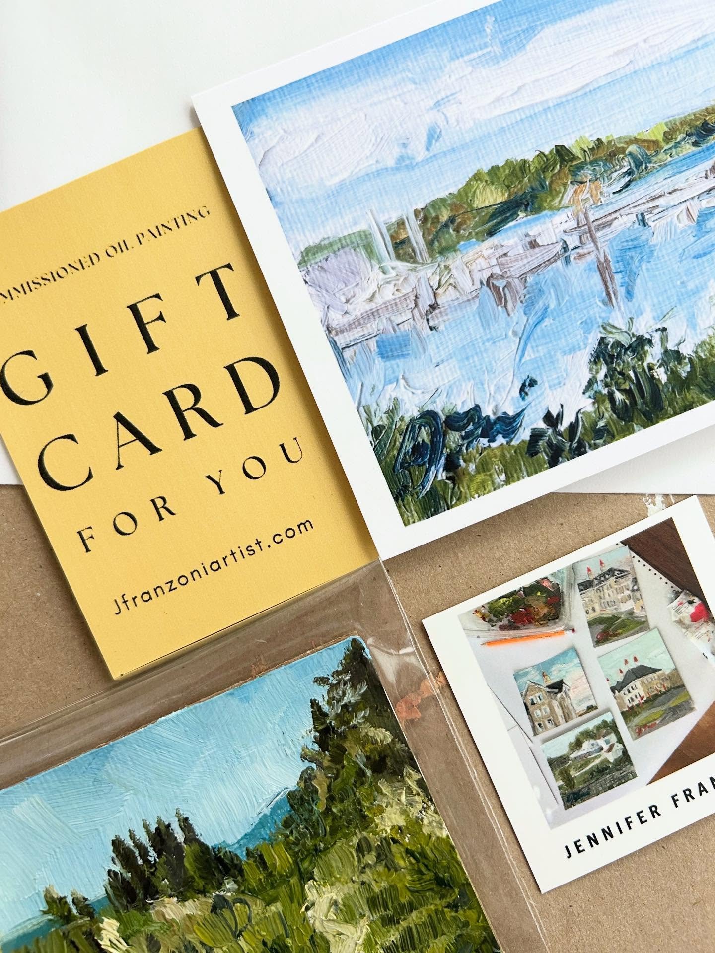 Had a couple requests this week so I am mentioning it- I have a gift card towards anything in store or personal commission. Starts at $50.00 for a small commission oil on paper and up to as large as you would like! Turn around time for finished work 