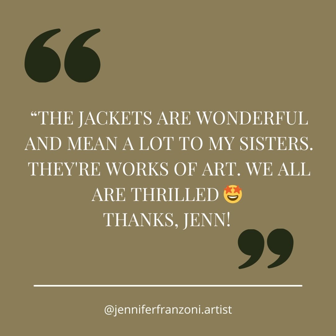 Quilts made with love from great grandma and turned into coats for three sisters. ❤️ #upcycle #quilt #quiltedcoat #vintagequilt