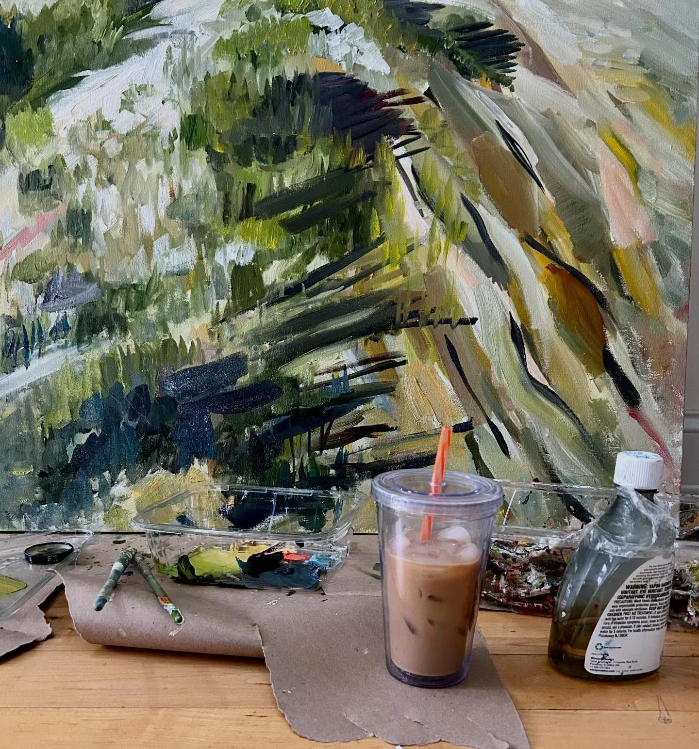 Really in it this morning. 😆 happy Monday!