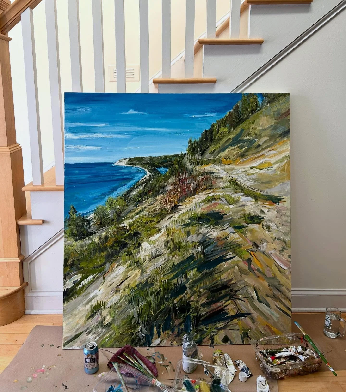 Still going strong. 🙃 #oilpainting #wallart #interiordesign #interiordecor #empireblufftrail