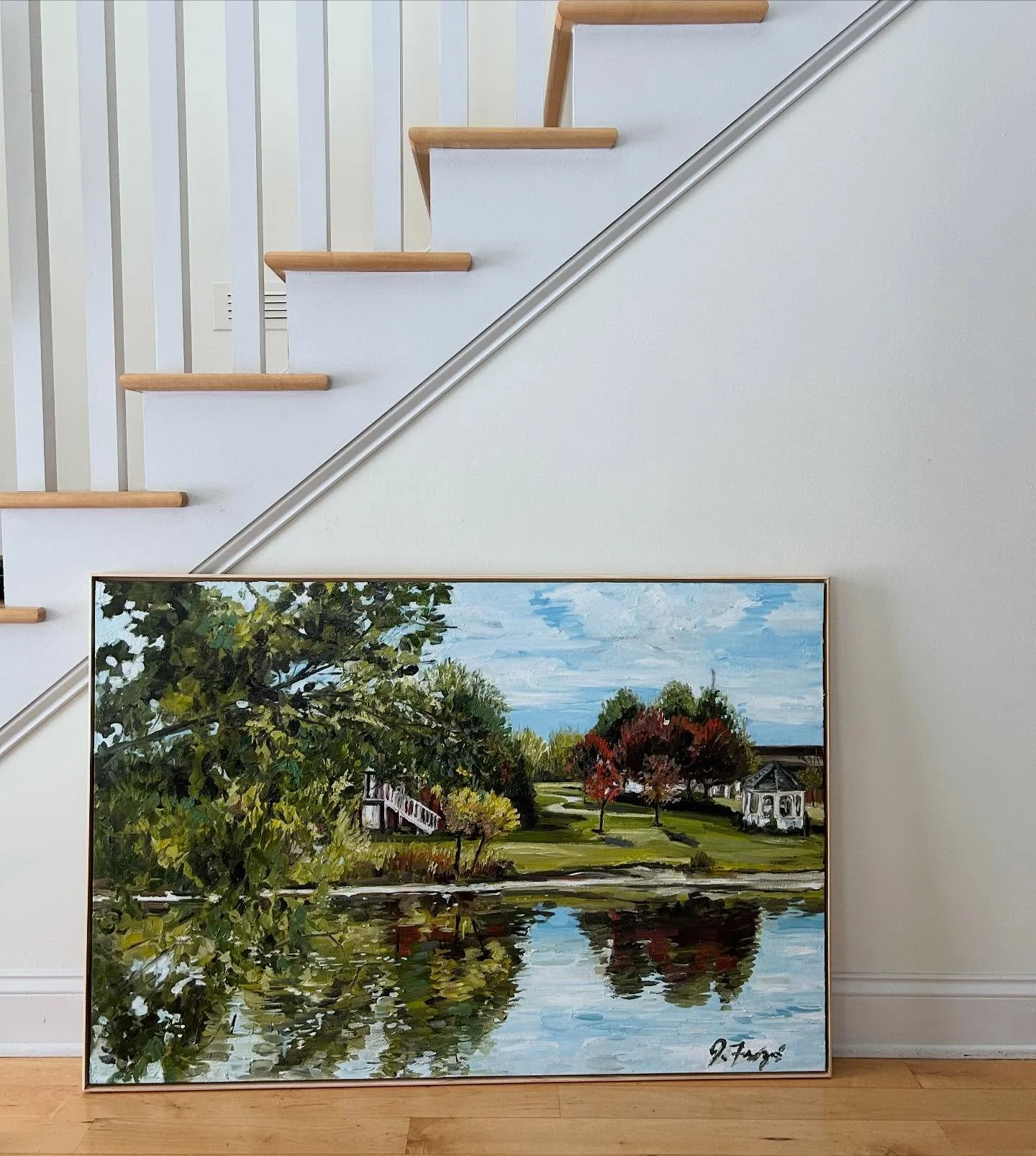 Framed and packing up!